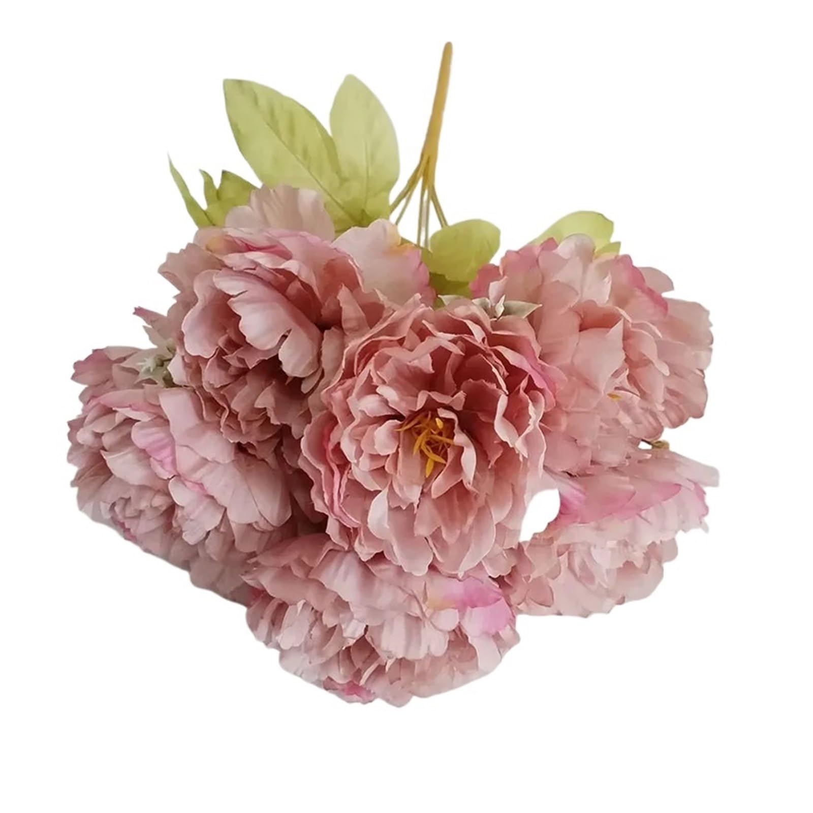 MWAHJU Artificial Flowers Peony Rose Vintage7-Head Silk For Wedding Desk Room Party Bouquet Fake Flower Arrangements Home Decor For Home