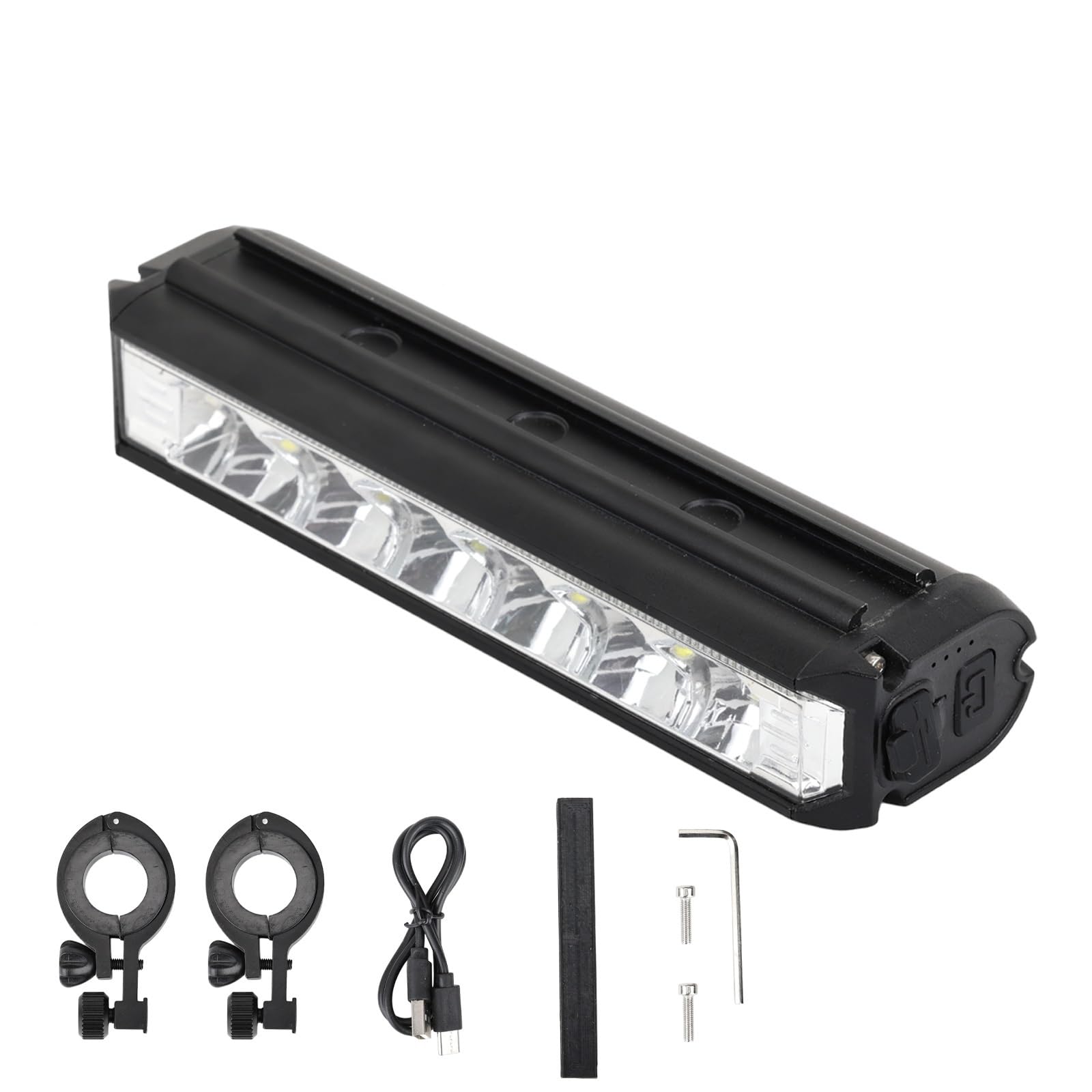 Luce LED Anteriore for Scooter Elettrico for Xiaomi 2000mAh 4000mAh Torcia Impermeabile Lampada da Ciclismo con Ricarica USB