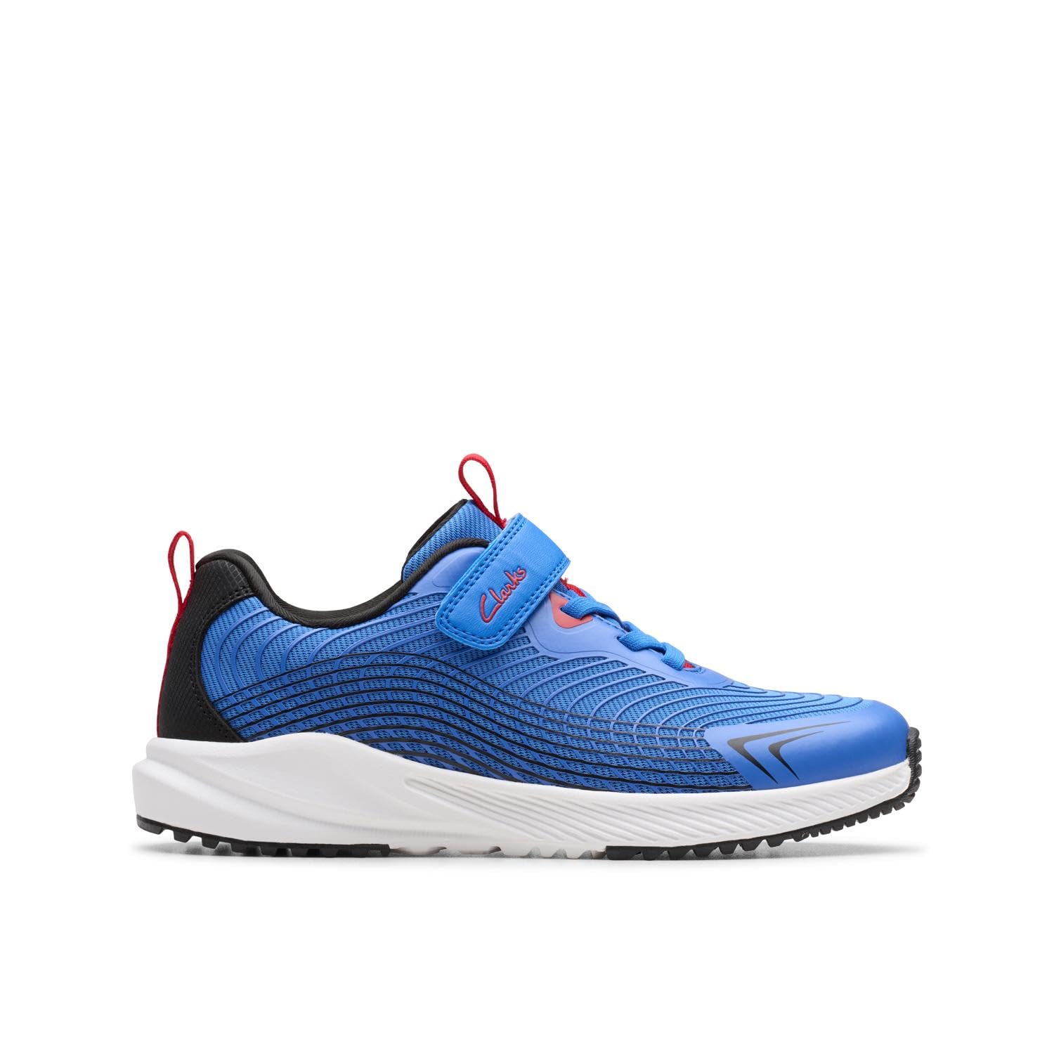 Clarks Deyes Dash K Childrens Blue Synthetic, 2