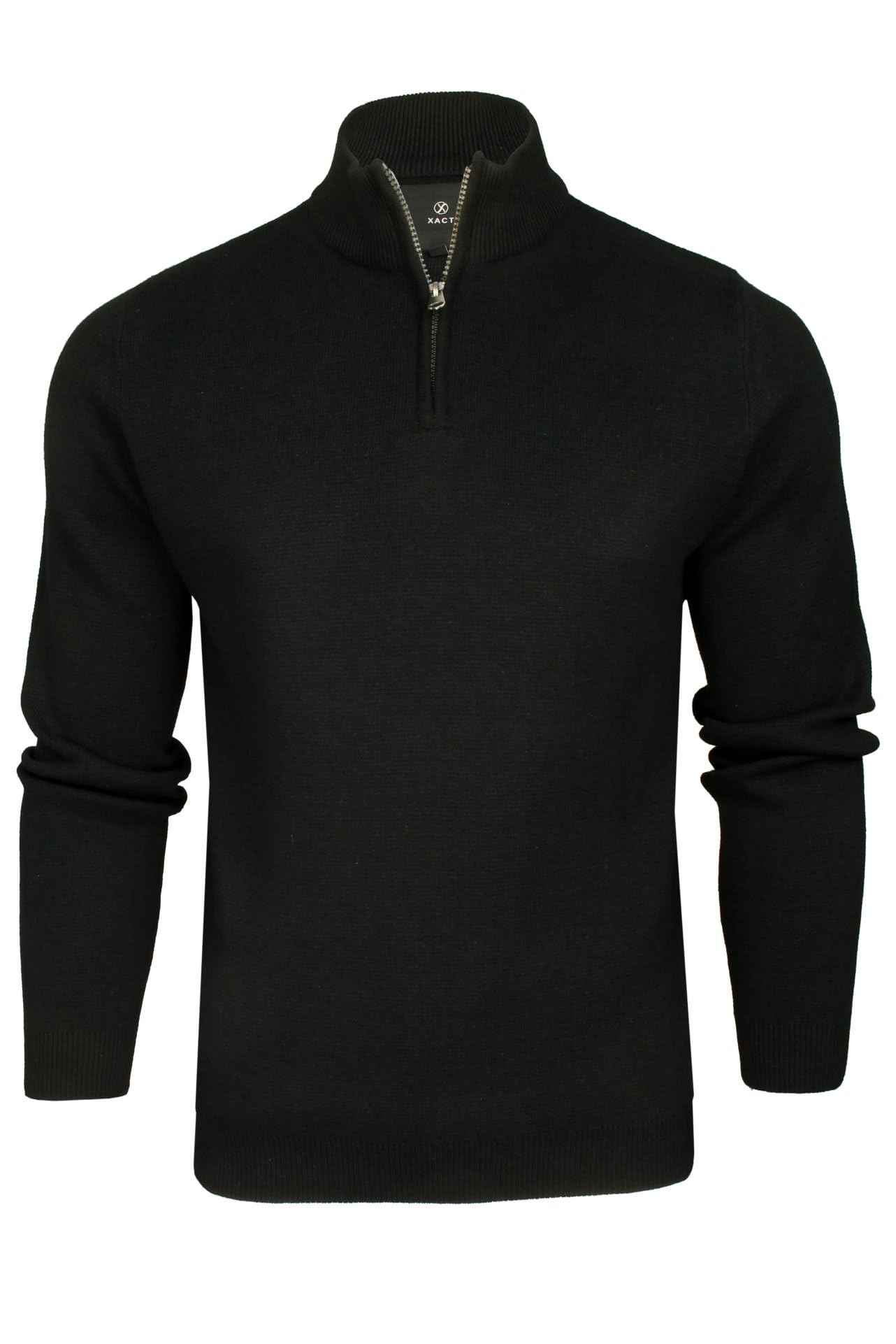 Xact Maglione in Cotone Ricco con Zip a 1/4 per Uomo