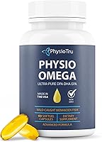 Vista 8 de Physio Omega 2400mg Aceite de pescado con suplemento de ácidos grasos Omega 3 – Suplementos vasculares y cognitivos para adultos – Sin OMG