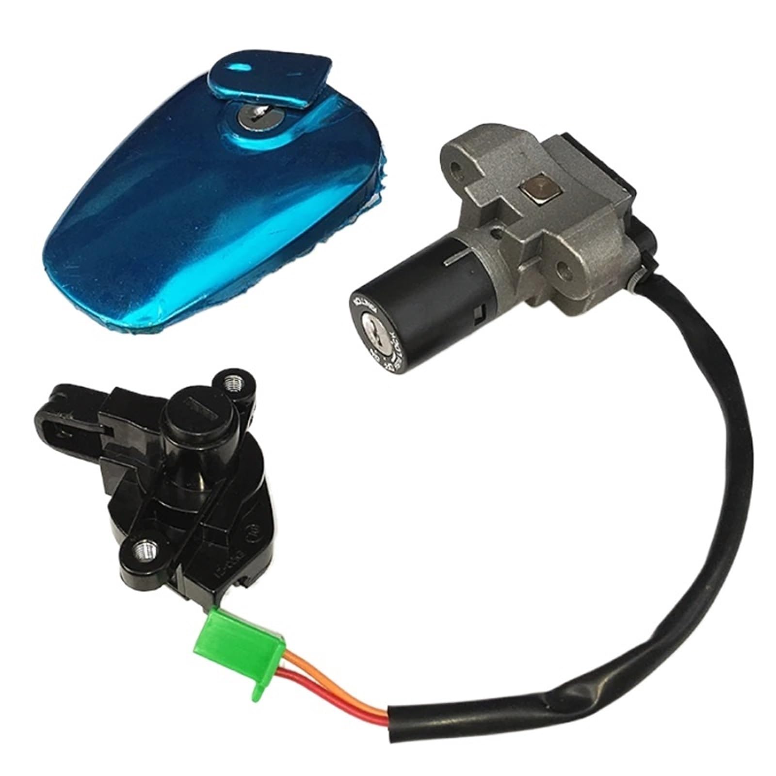 Interruptor de Control de Encendido Para Haojue EN125-2 EN125-2A EN125 2 Cables Interruptor Bloqueo Encendido Tapa Combustible Gas