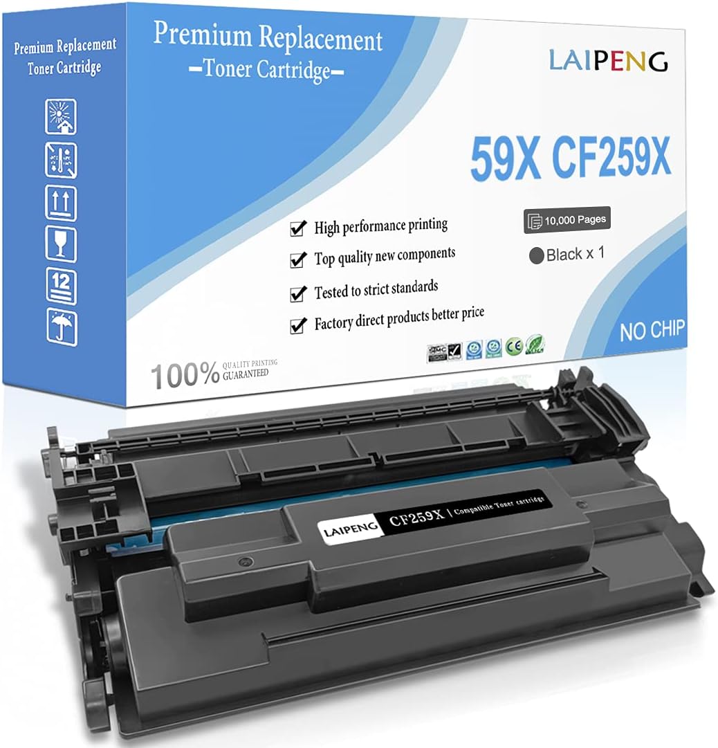 Toner Compatibile Per HP 59A/59X - Per LaserJet Pro M404, M304, M428 Series, Nero, Confezione Da 1 - Foto 6