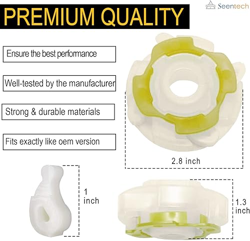 Miniatura 5 de Seentech - Kit de reparación de agitador de leva corta para lavadora 285809, fácil de instalar, compatible con lavadoras Whirlpool, reemplaza