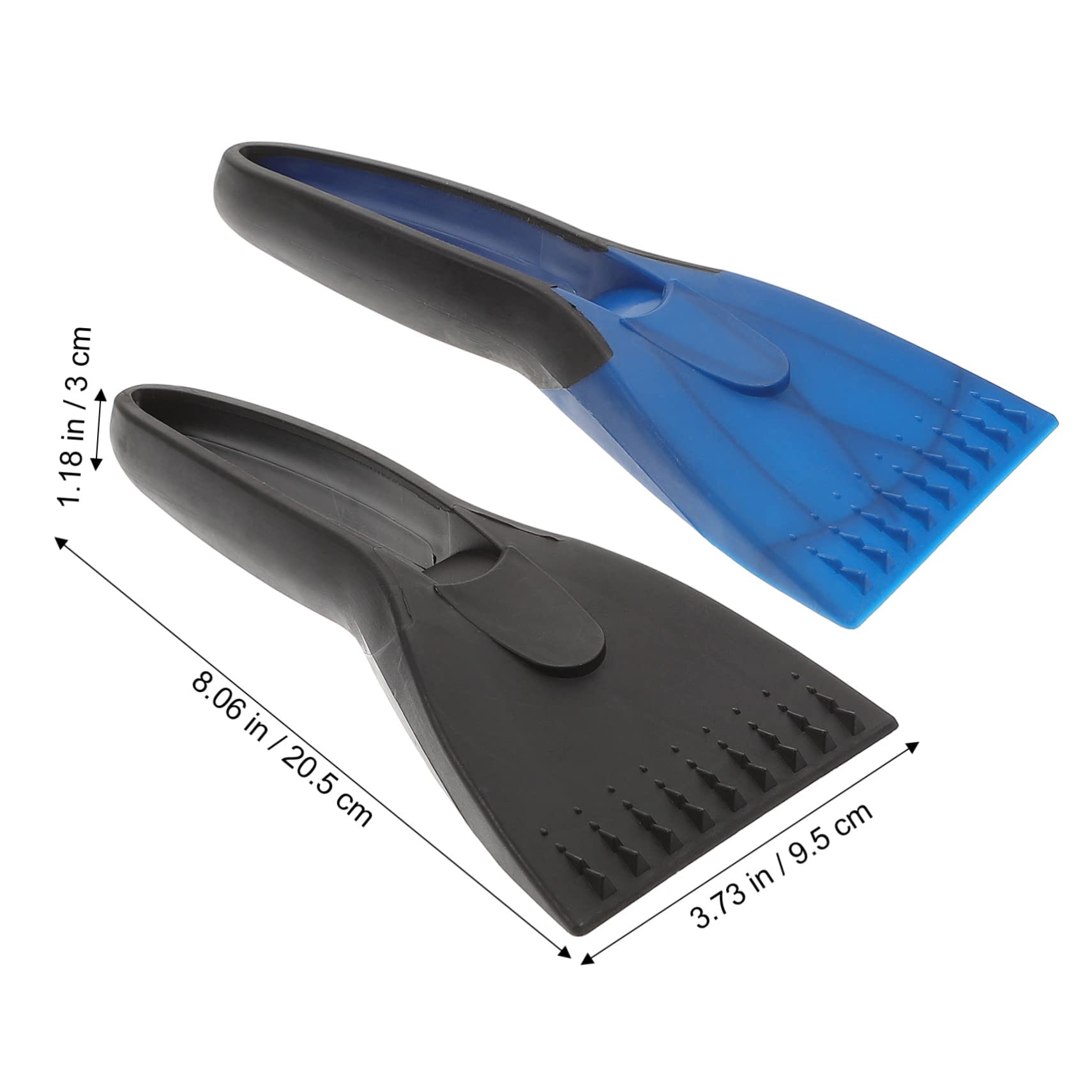 UPKOCH 2pcs Mini Shovel for Car Emergency Shovel for Winter Ice Scraper Sturdy Plastic Scoop