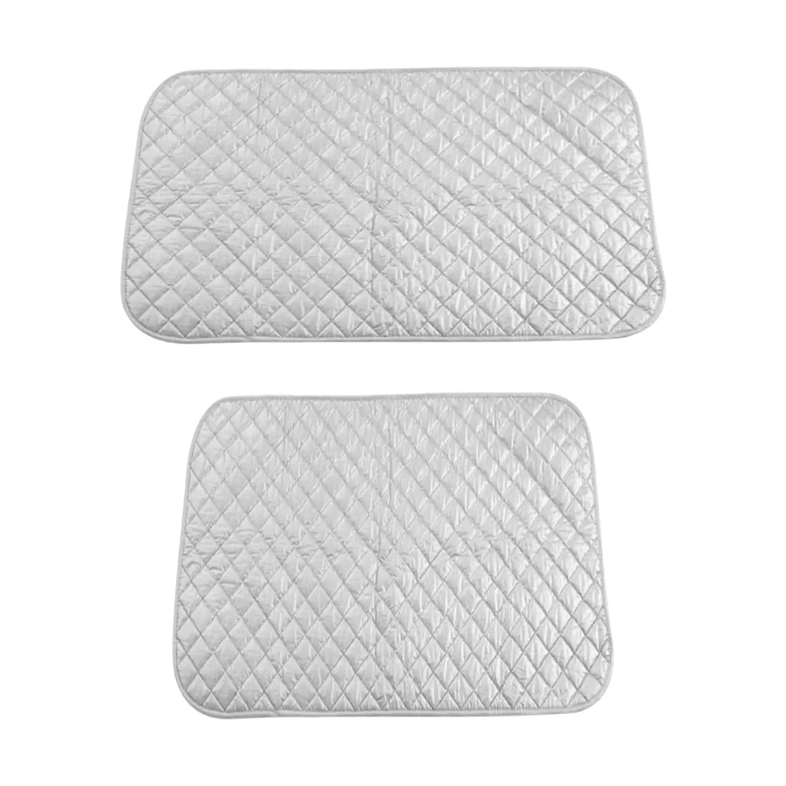 Stiro da Tavolo, Tappetino da Stiro, Coperta Spessa, ASSE da Viaggio Trapuntata, Piano da Tavolo Alternativo, Dimensioni Multiple(60cmx55cm)