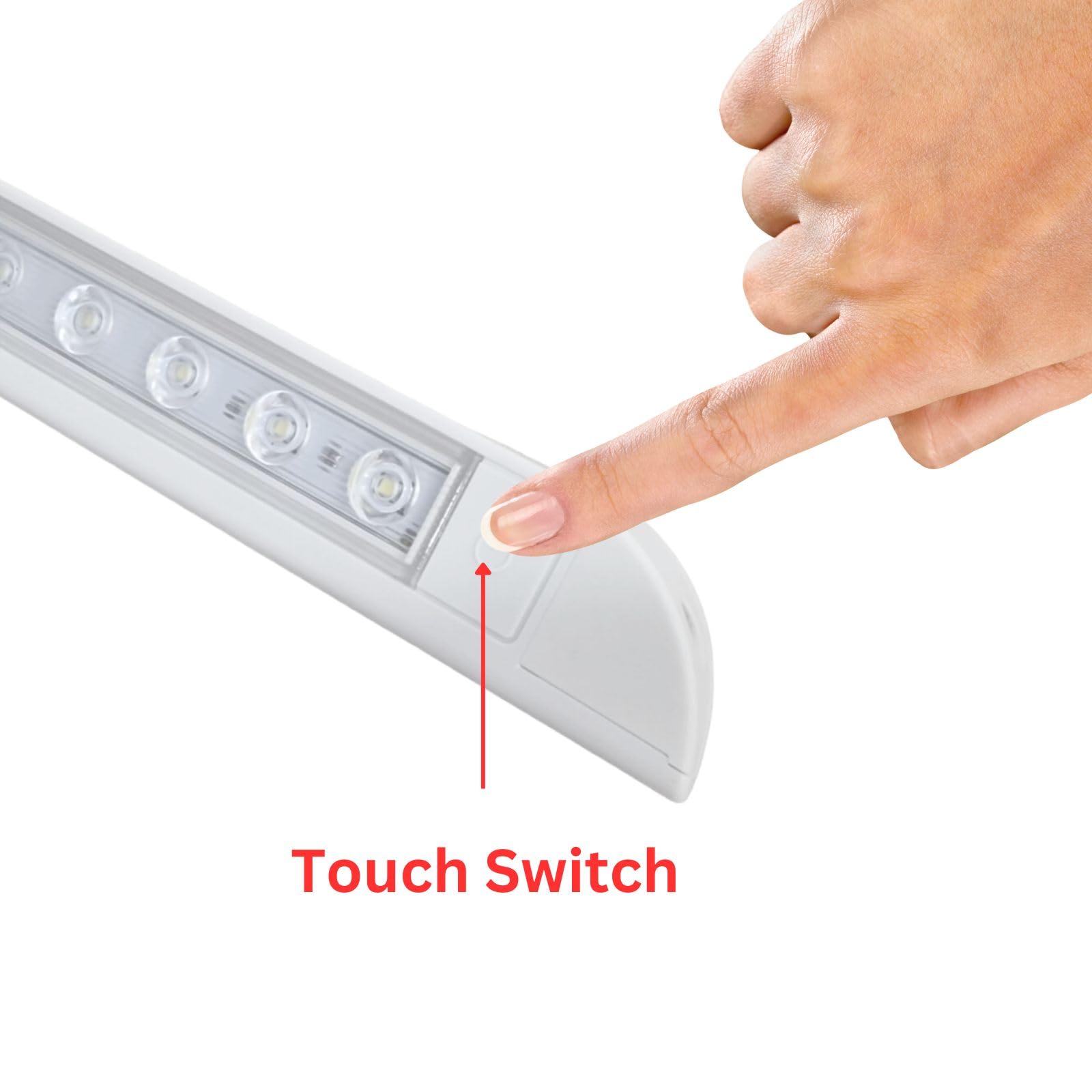 Marvix LED Awning Light 12V 24V Waterproof with Touch Switch 506mm Long White Strip Lamp RV, Caravan, Motorhome & Boat