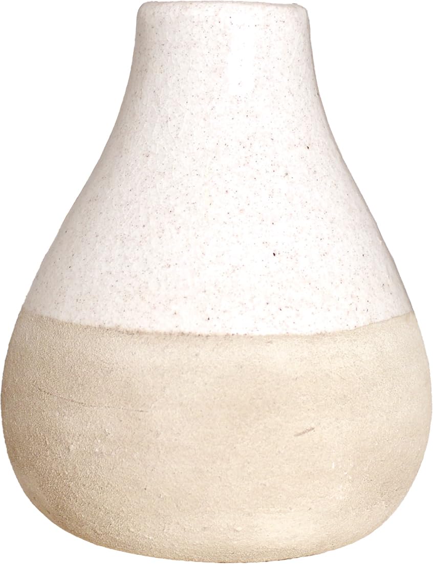 Nordic Ceramic Flower Vase, Handcrafted Small