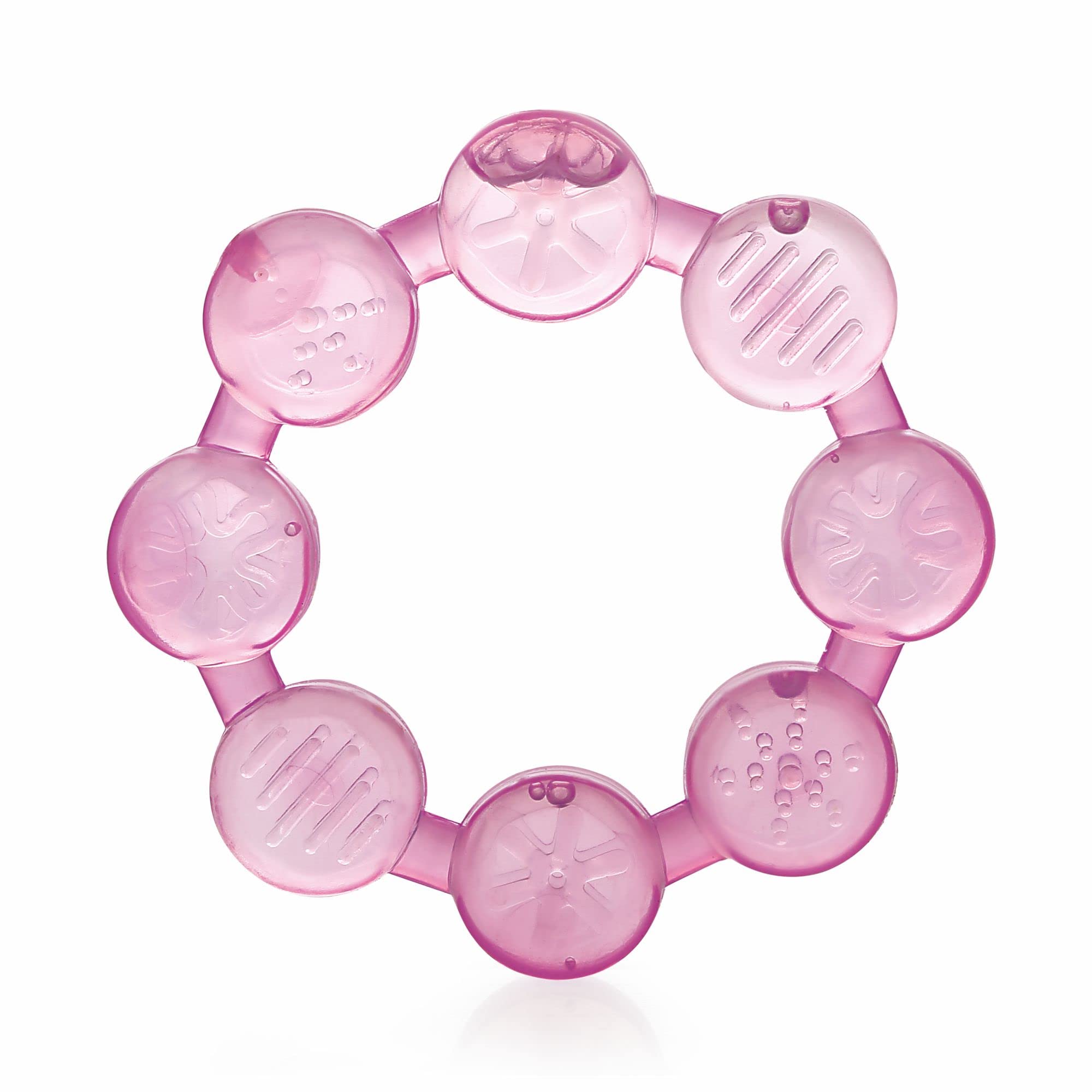 BeeBaby Teethers for 6 to 12 Months BPA Free. Cooling Water Filled Baby Teether, Soft Teething Toy for Babies with Carry Case, Soothes Gums and Easy to Grip. 100% BPA, PVC Free. (Ring - Pink) (B09XJ6S8XB) Amazon Price History, Amazon Price Tracker