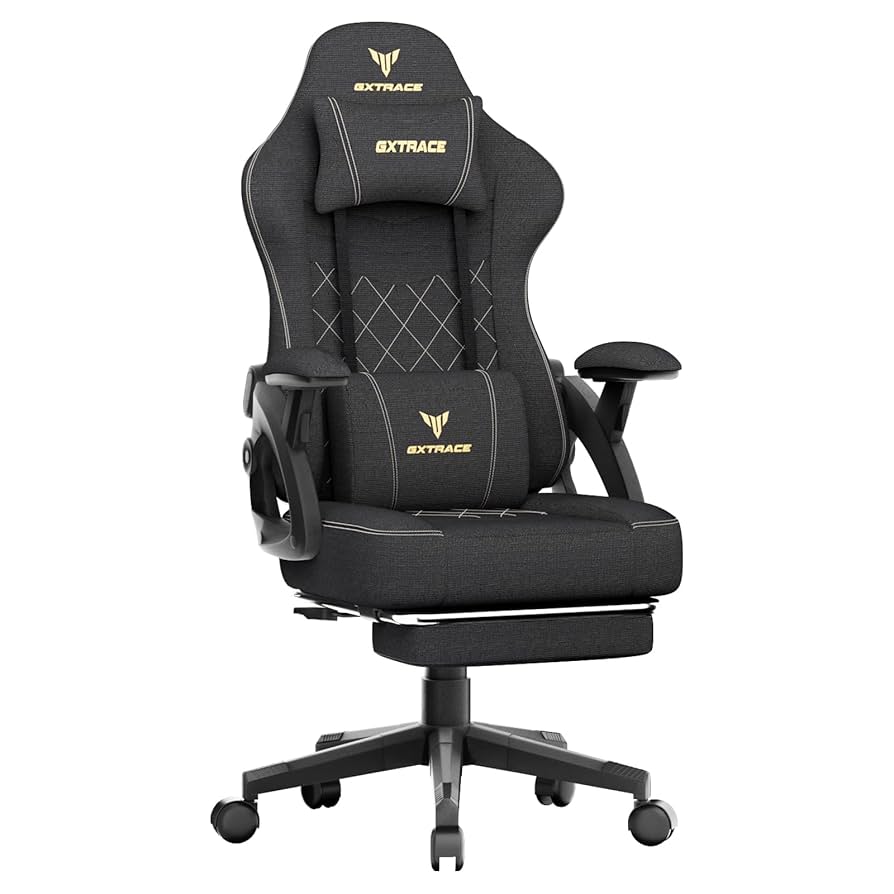 訳あり　GXTRACE ゲーミングチェア  デスクチェア 　黒　青　ブルー 楽天市場】【ポイント10倍】GXTRACE ゲーミングチェア 165度