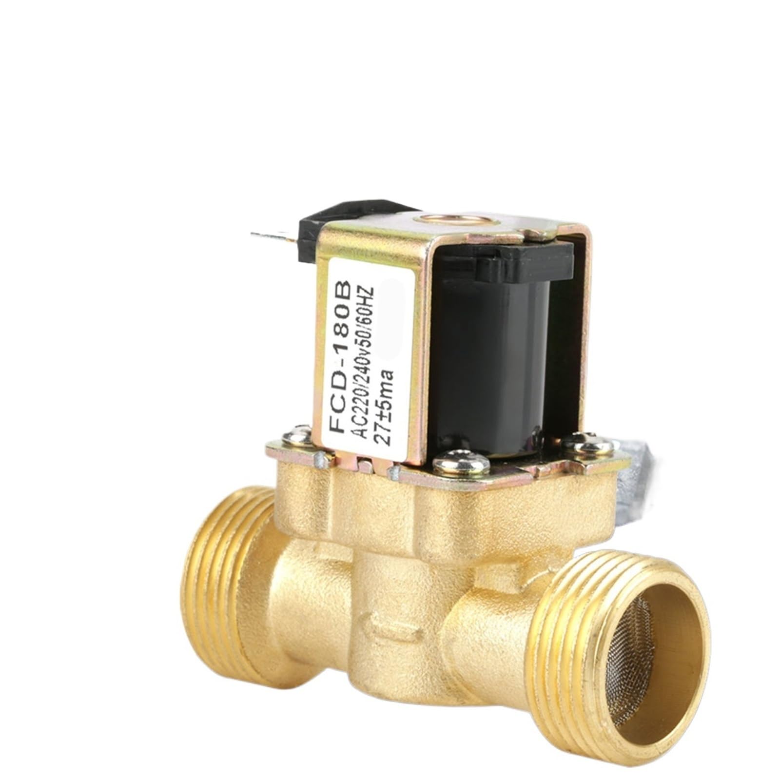 Électrovanne électrique G3/4 AC 220V 2 voies N/C FCD-180B