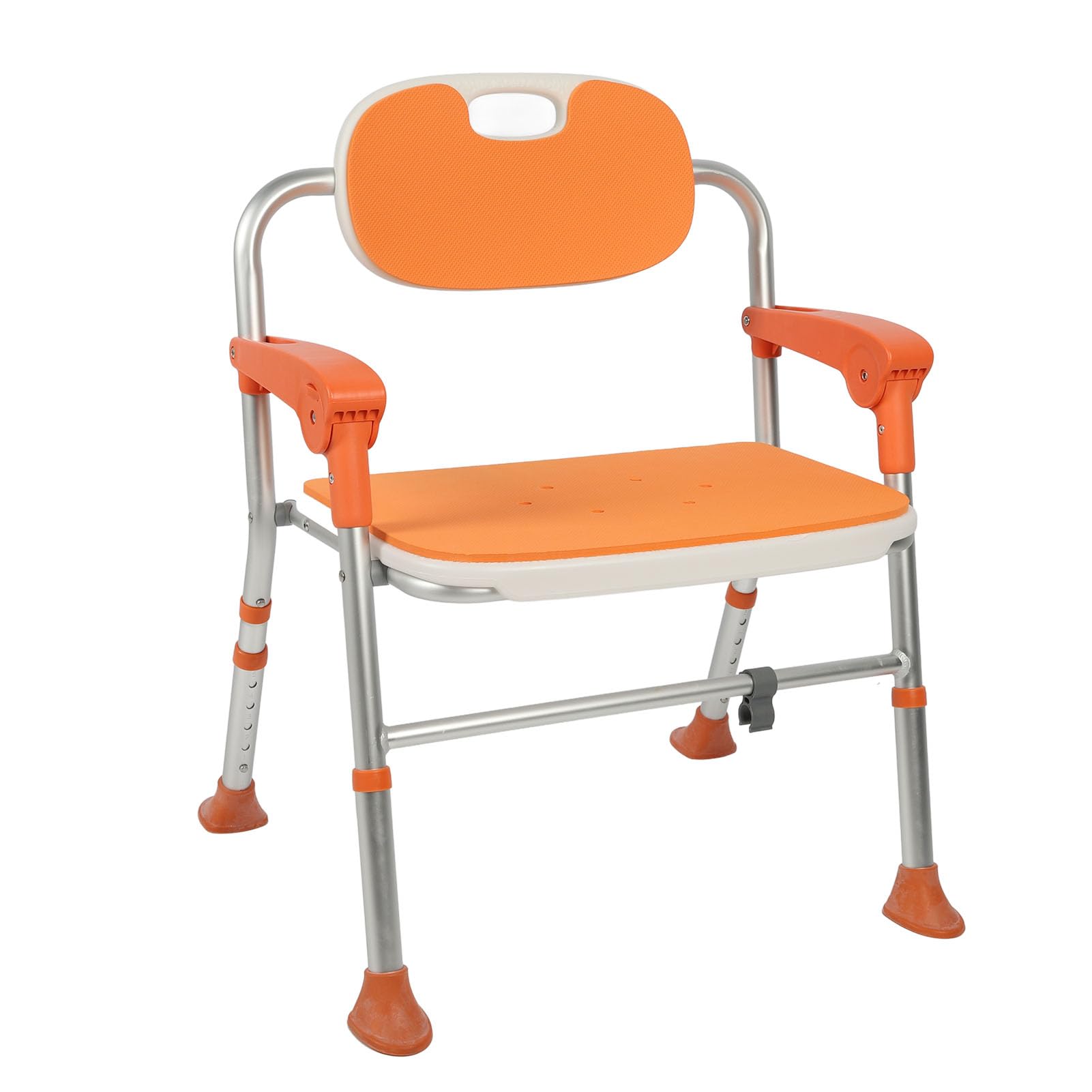 Aluminio Silla de Ducha Plegable Baño Antideslizante Ventosas