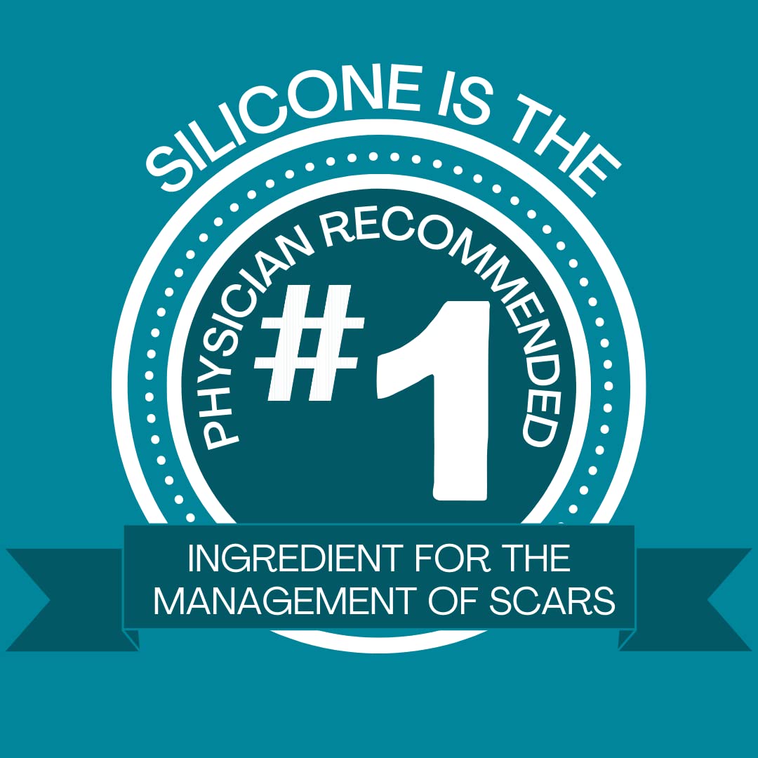 MyNewGel Advanced Silicone Professional Scar Treatment Tape | Irregular Shaped Scars | Surgery, Injury, Keloids, Burns, Reusable, 5" x 6" (1 Count) - Clear - Image 4