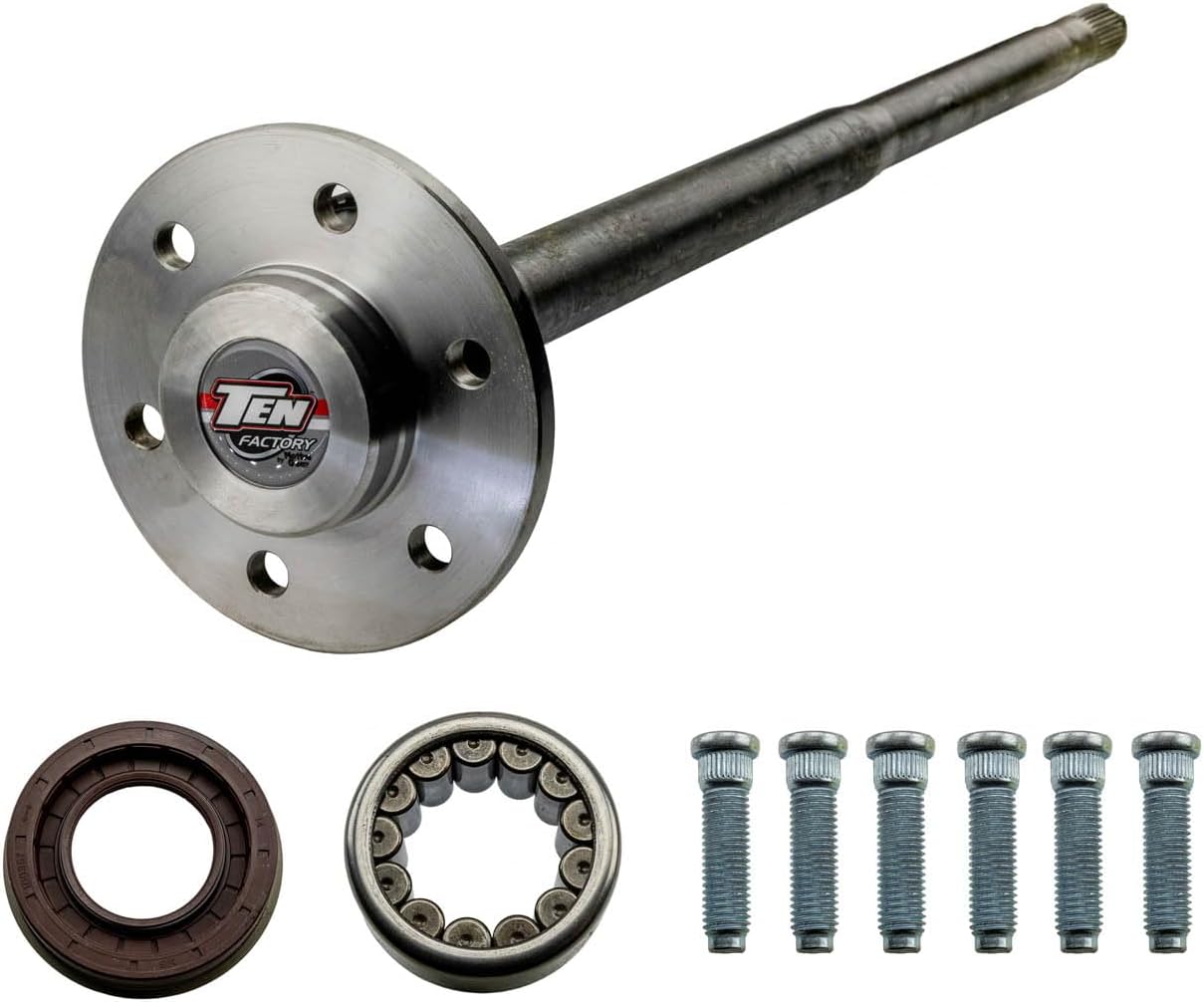 TEN Factory MG25167 Drive Axle Shaft Assembly for Ford 9.75, 34 Spline, Left (Driver Side) - Fits Ford F-150 2009–2014 with 9.75" Rear Differential, OE Replacement Axle Shaft