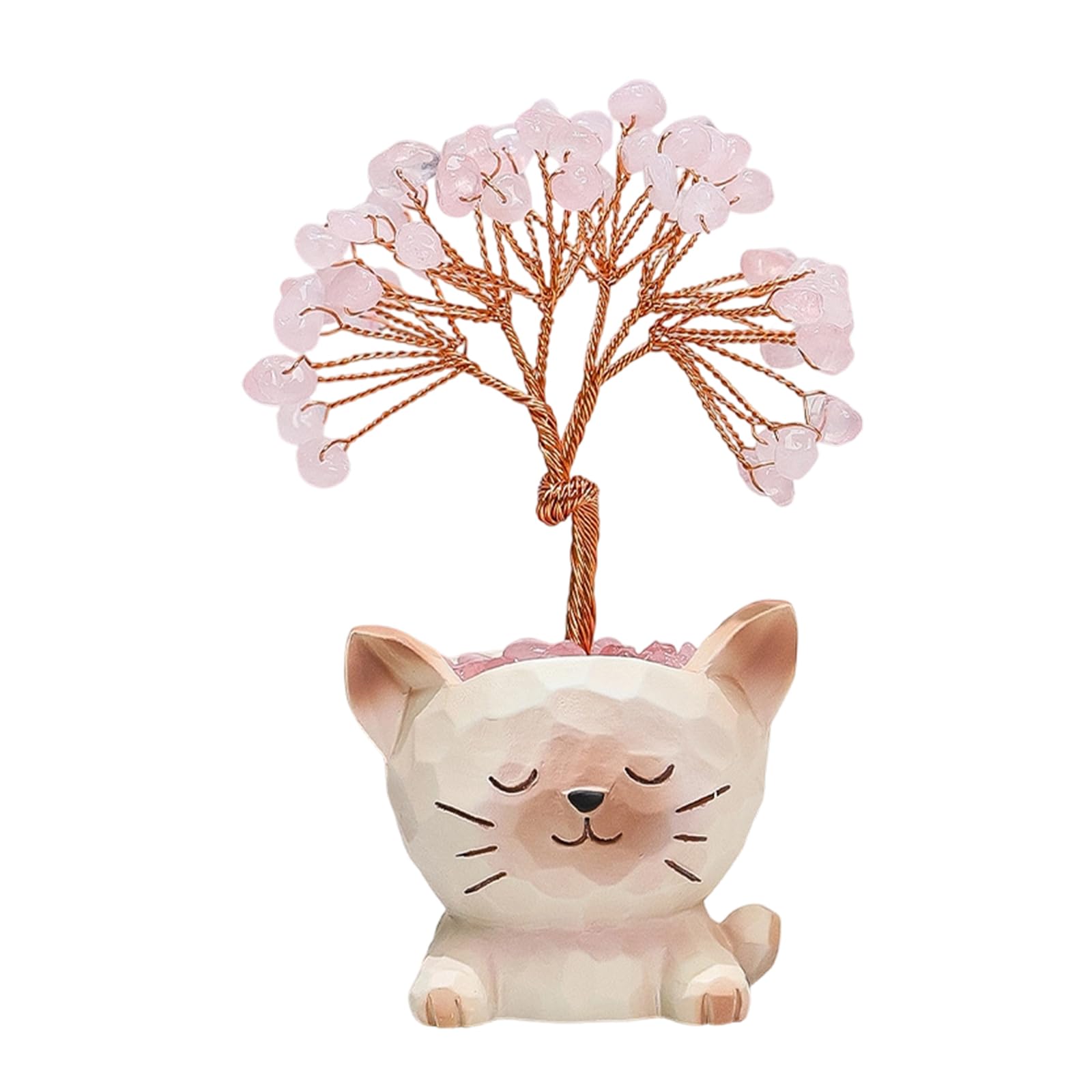 Oxxggkao Crystal Tree with Cartoon Bonsais Quartzs Crystal Money Tree Bonsais Feng Shuis Decors Housewarmings Present Home Decors Feng Shuis Decoration