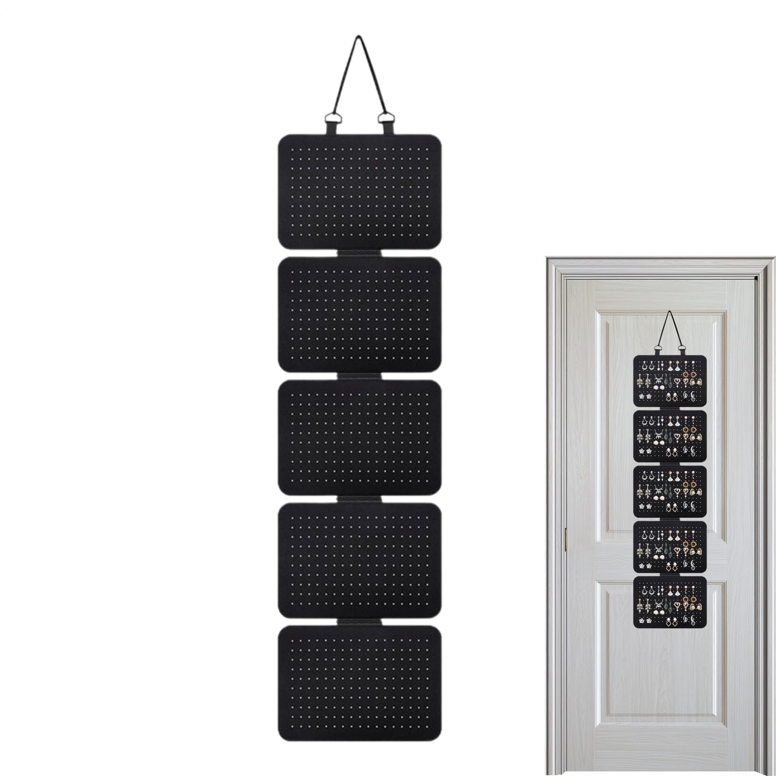 Broszka Pin Organizer, organizer ścienny,Panele wystawowe z broszkami z 5 kawałkami planszy - Kolczyki Naszyjnik do przechowywania w domu Organizacja do pokoju wieloosobowego, sypialni