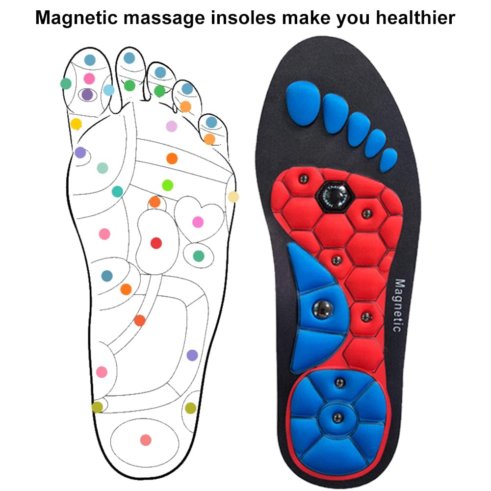 Akusoli Inlegzolen, Comfortabele inlegzolen voor sport, werk en dagelijks gebruik - Schokabsorberende en ademende inlegzolen, EU42-47