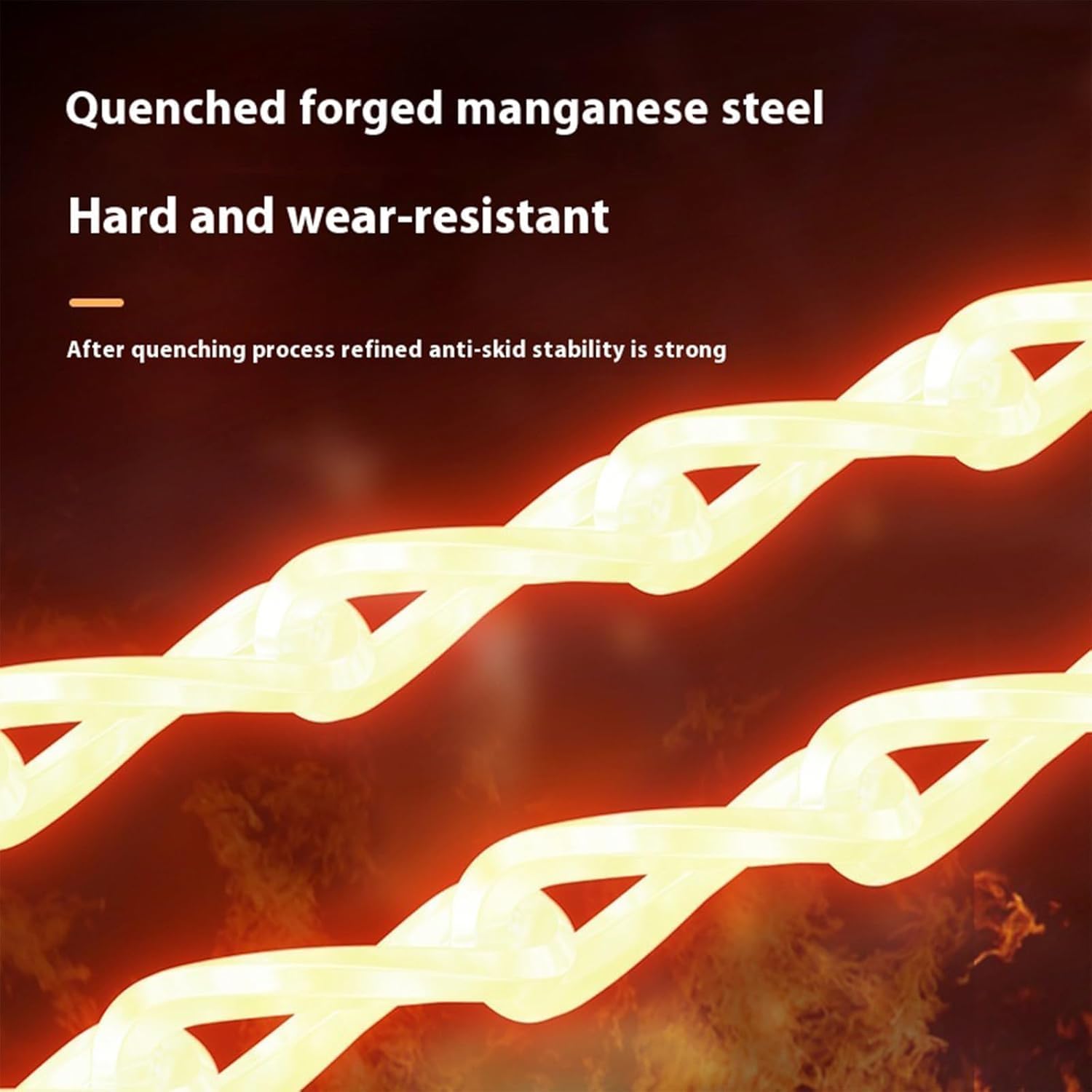 車用スノーチェーン タイヤチェーン SUV - クイックフィットで簡単取り付け、再利用可能なユニバーサル緊急トラクションスノーチェー