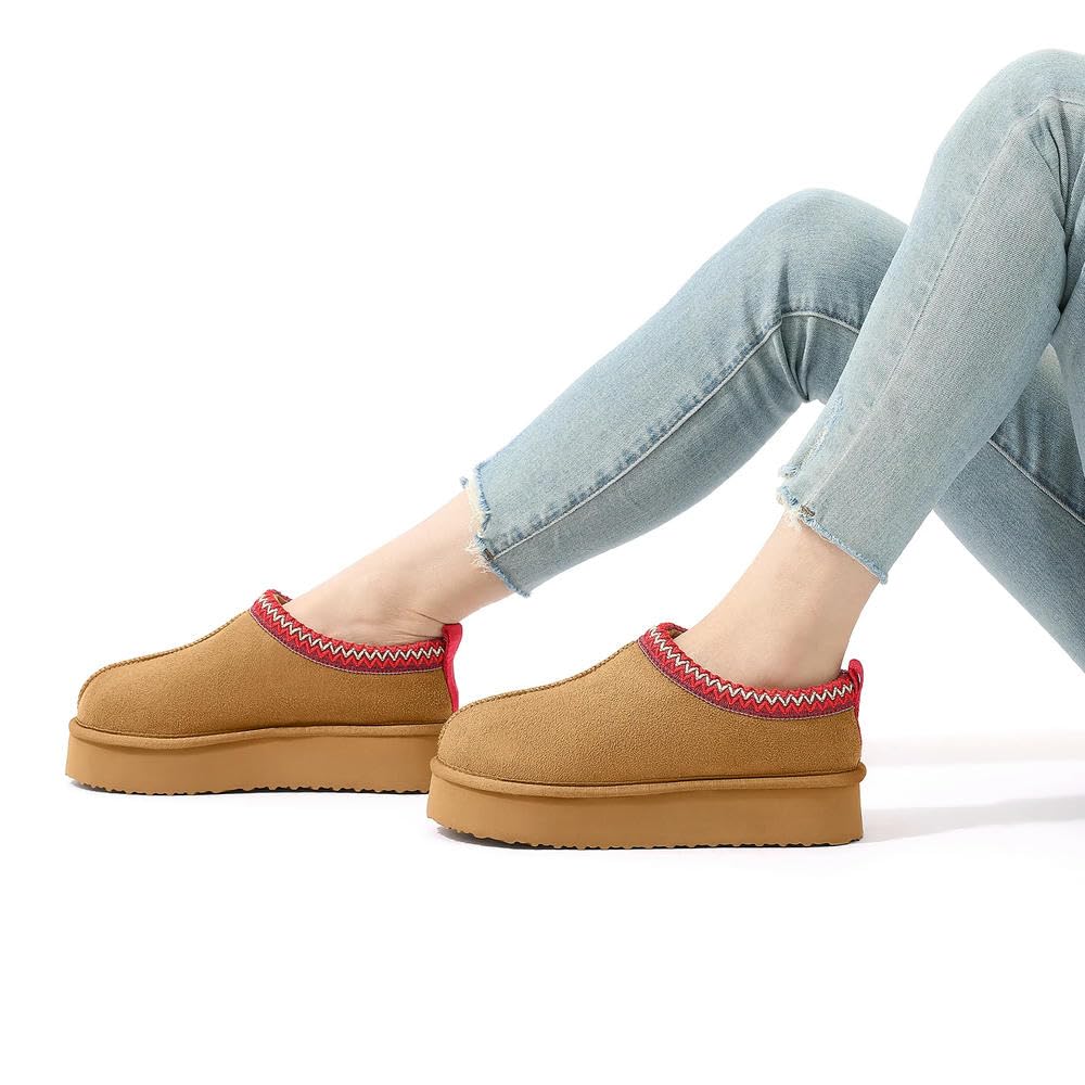 GLDFW - Pantuflas de invierno para mujer, esponjosas, cálidas, para exteriores, de algodón, con forro de felpa, gris, 40 EU