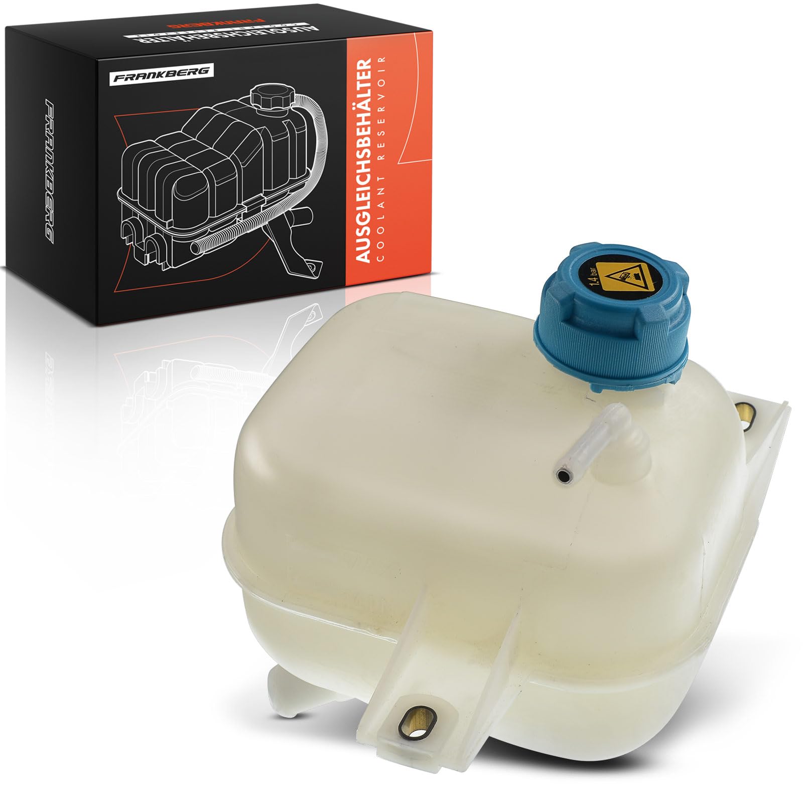 Frankberg Serbatoio di Espansione Refrigerante Compatibile con Doblo Pianale/Telaio 263 2.0 D MultiJet Doblo Pianale/Telaio 263 1.3 D MultiJet Doblo MPV 263 1.3 D MultiJet Doblo MPV 263 51717782