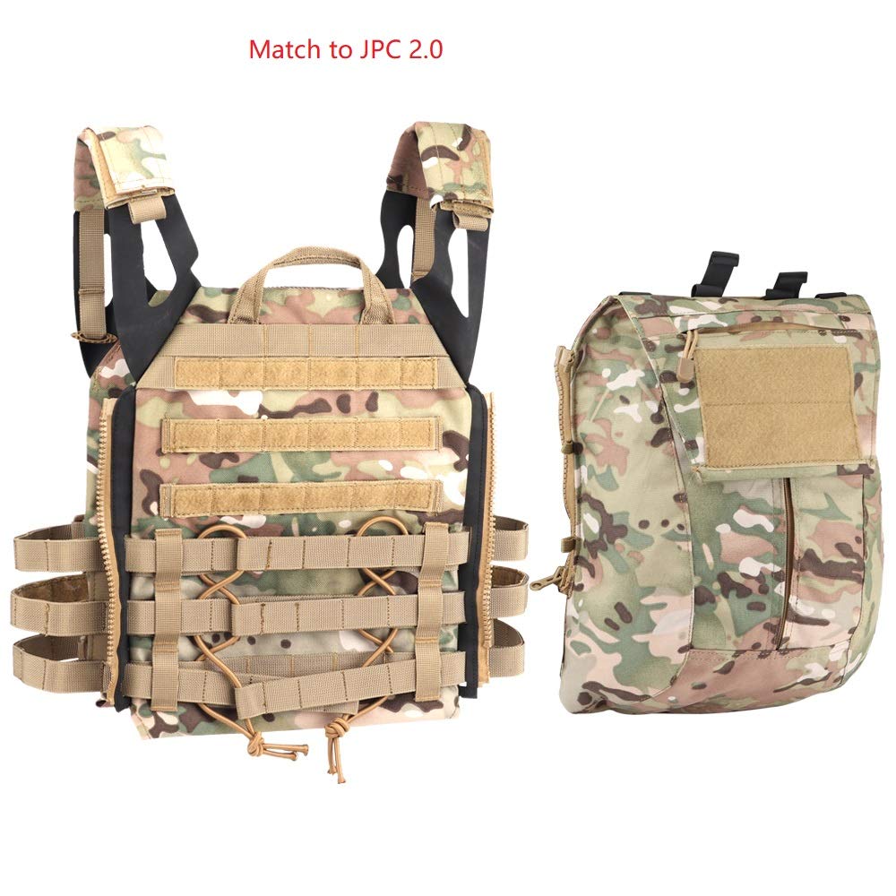 Tactical Panel Zip borsa per marsupio, Borsa per accessori per gilet militare per CPC AVS JPC2.0