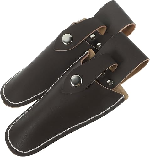 Happyyami 2 unids alicates tenedores mano podadora funda alicates bolsa podadora caso jardinería tijera cubierta de tijera titular de tijeras de