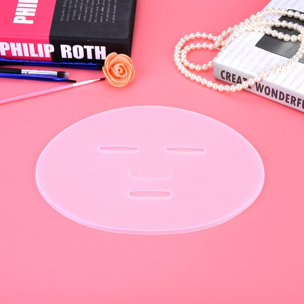 5 Stück Silikon Gesichtsmasken DIY Masken Masken Formen Formen Maske Weiß