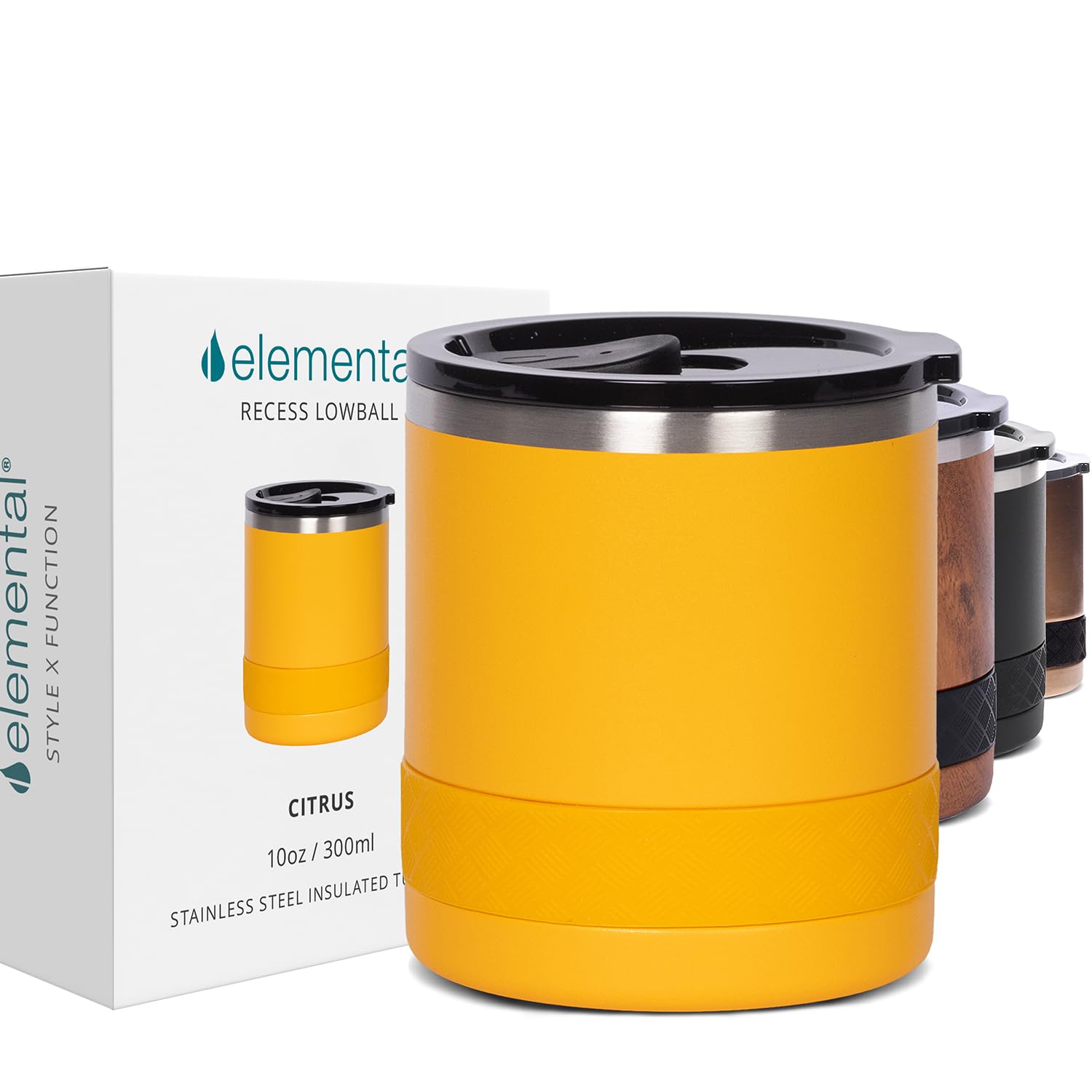 Elemental Recess Lowball Tumbler