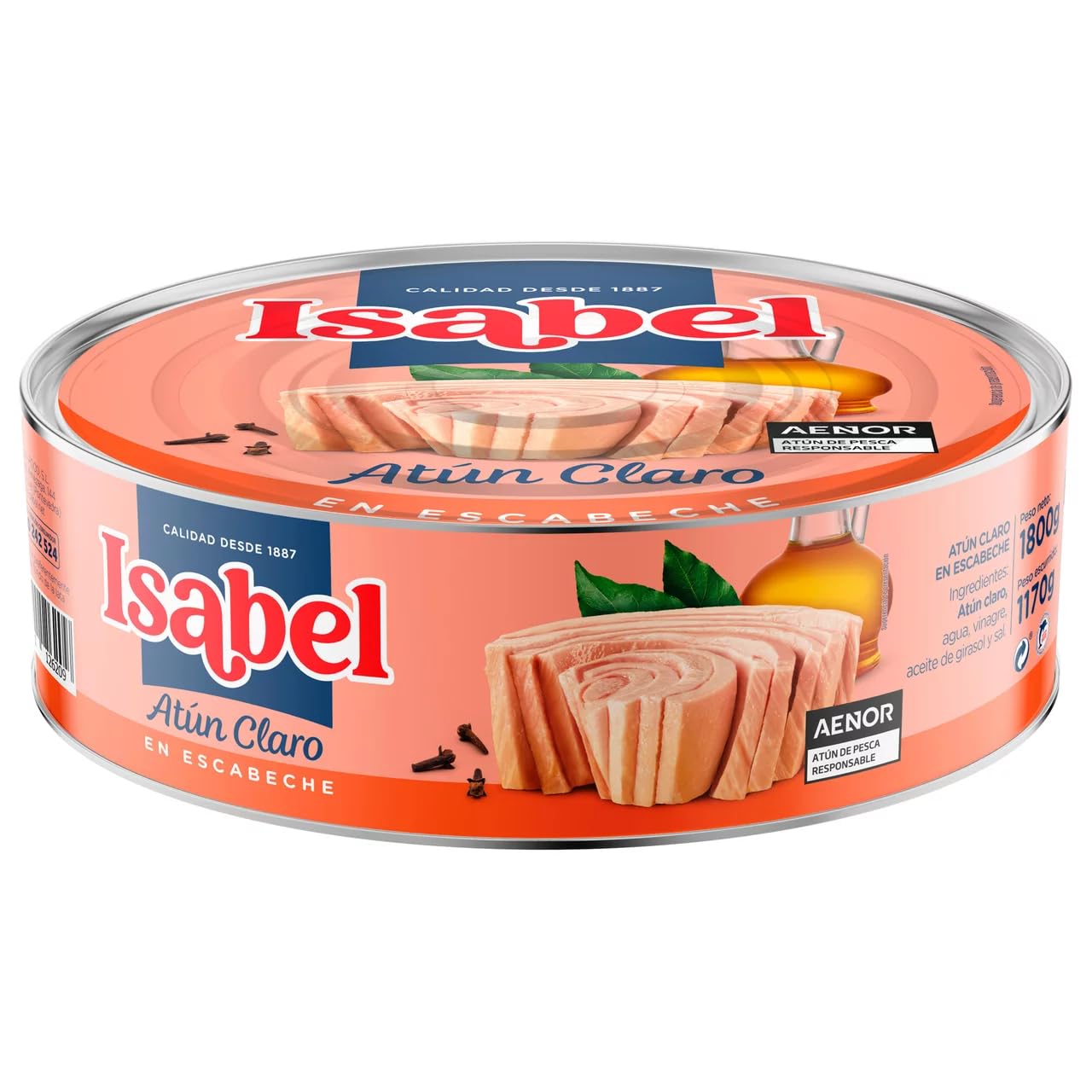ISABEL Thunfisch hell in Escabeche Dose 1170 g 3er-Pack