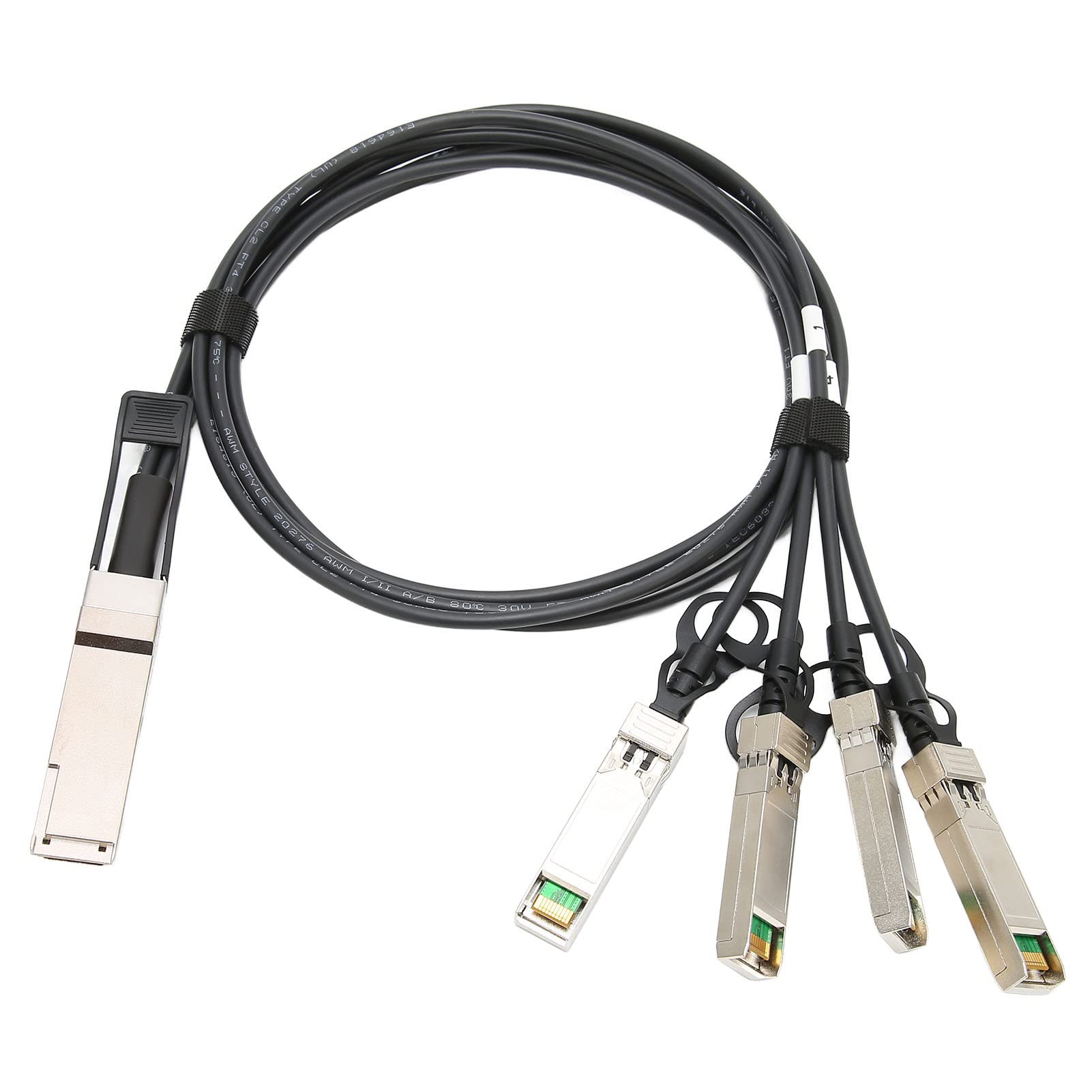 Ejoyous 40G QSFP do 4 SFP+ DAC Kabel, 1m Stop Cynkowy