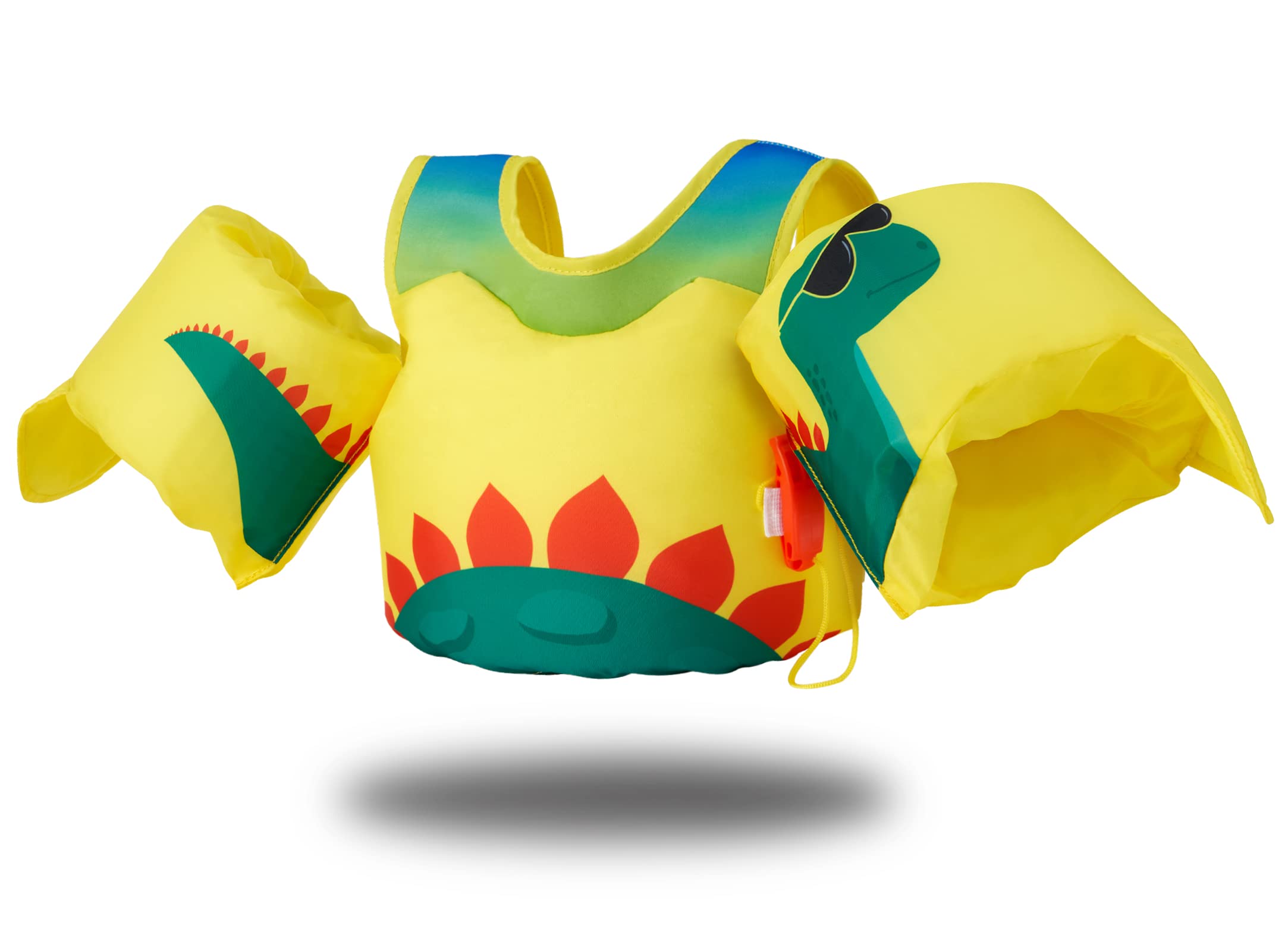 Chaleco Flotante Natación para Niños, YIHATA Chaleco Flotador Bebe con Brazalete Correa Ajustable Hebilla Segura Manguitos Piscina para Bebé para Niños y Niñas de 2-6 años, 14-23 kg