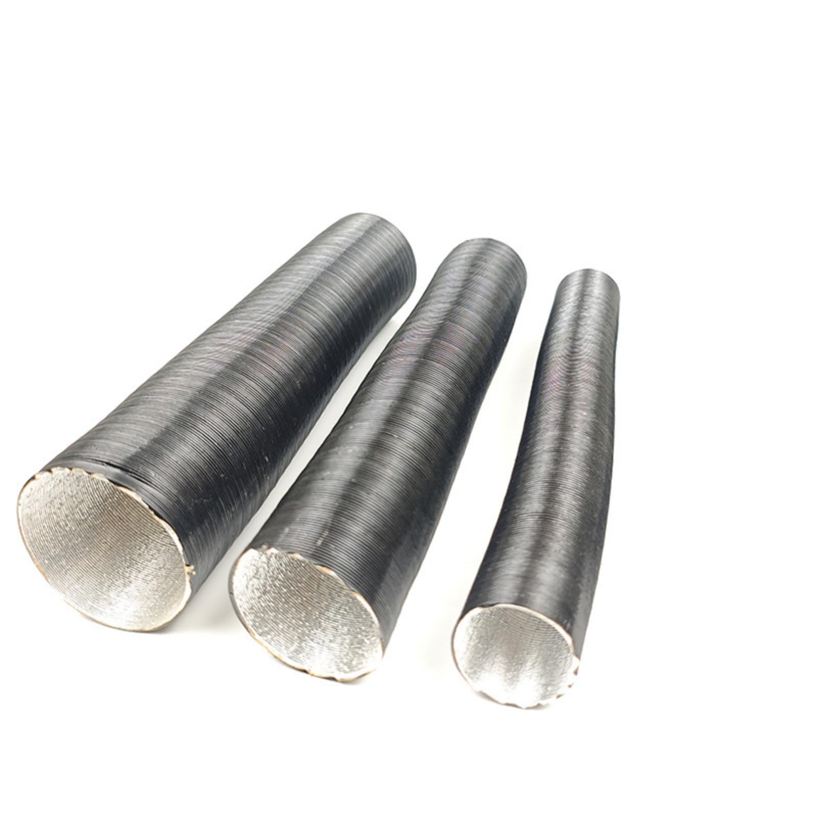 Tubo flexible de aluminio para calentador de coche, 300 cm de largo, 75 mm