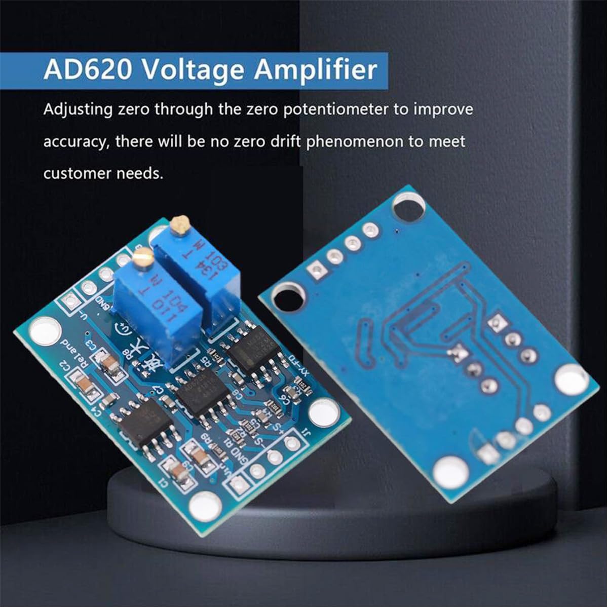 Snapklik.com : DAOKAI AD620 Voltage Amplifier Module 1.5-1000 Gain ...