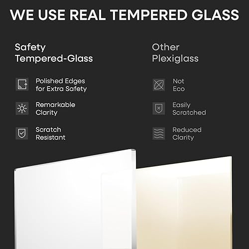 Miniatura 7 de Homeforia - Portarretratos de 11 x 14 pulgadas de alta gama, paspartú de 8 x 10 pulgadas, vidrio templado, gancho de pared incluido, 1 unidad,