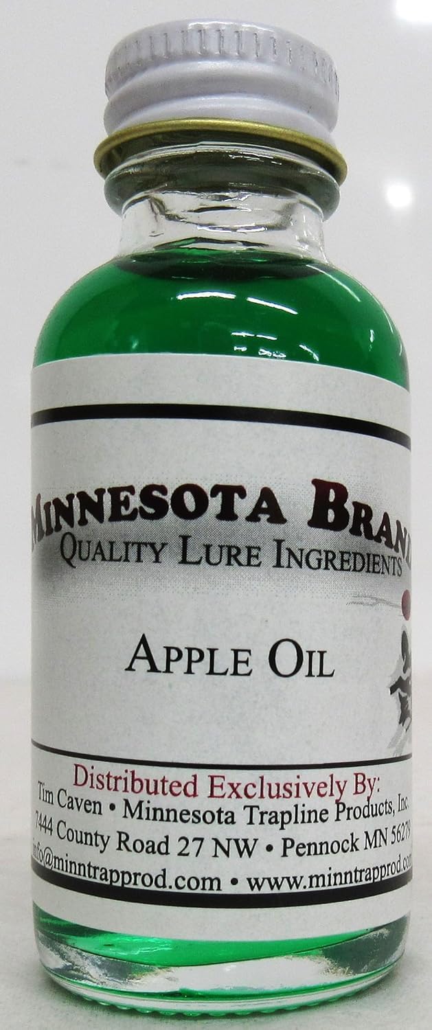 Apple Oil Lure Ingredients Minnesota Brand 1 Ounce Bottle