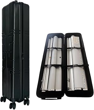 JUST 4 SIGNS Hard Traveling Case with Wheels Inside Dimensions39" L x 10" W x 8" H for Width Retractable Banner Stand Roll up Banner Stand Trade Show Case