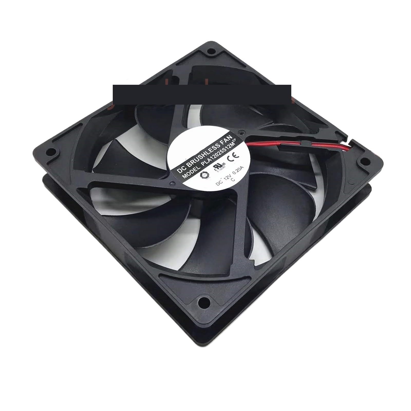 UITGVDQAT PLA12025S12M DC 12V 0.20A 120x120x25mm 2-Wire Server Cooling Fan