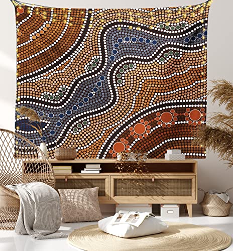 Lunarable Aboriginal Culture Art Tapestry Wall Decor