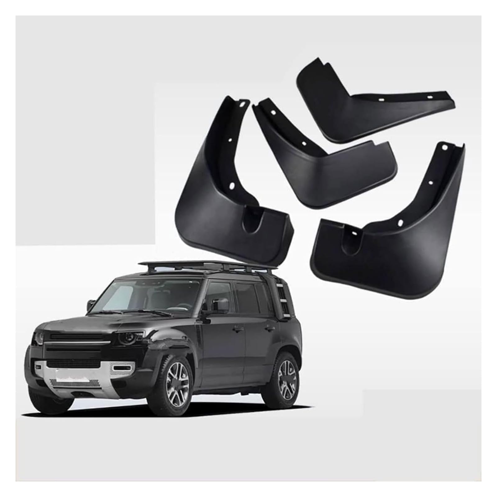 Anteriori Posteriori Guardie Per Defender 2020 2021 Paraspruzzi Parafango Anteriore Posteriore Protezione Completa Accessori Auto 4 Pezzi