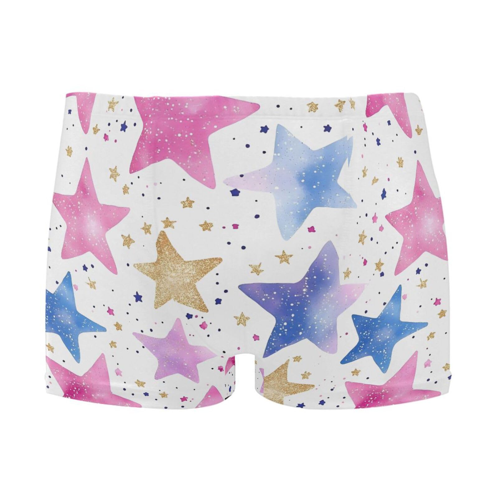 UMIRIKO Color Star Men's Swim Trunk Square Leg Swimsuit Swimwear Swim Briefs for Men 2XL 202b8335