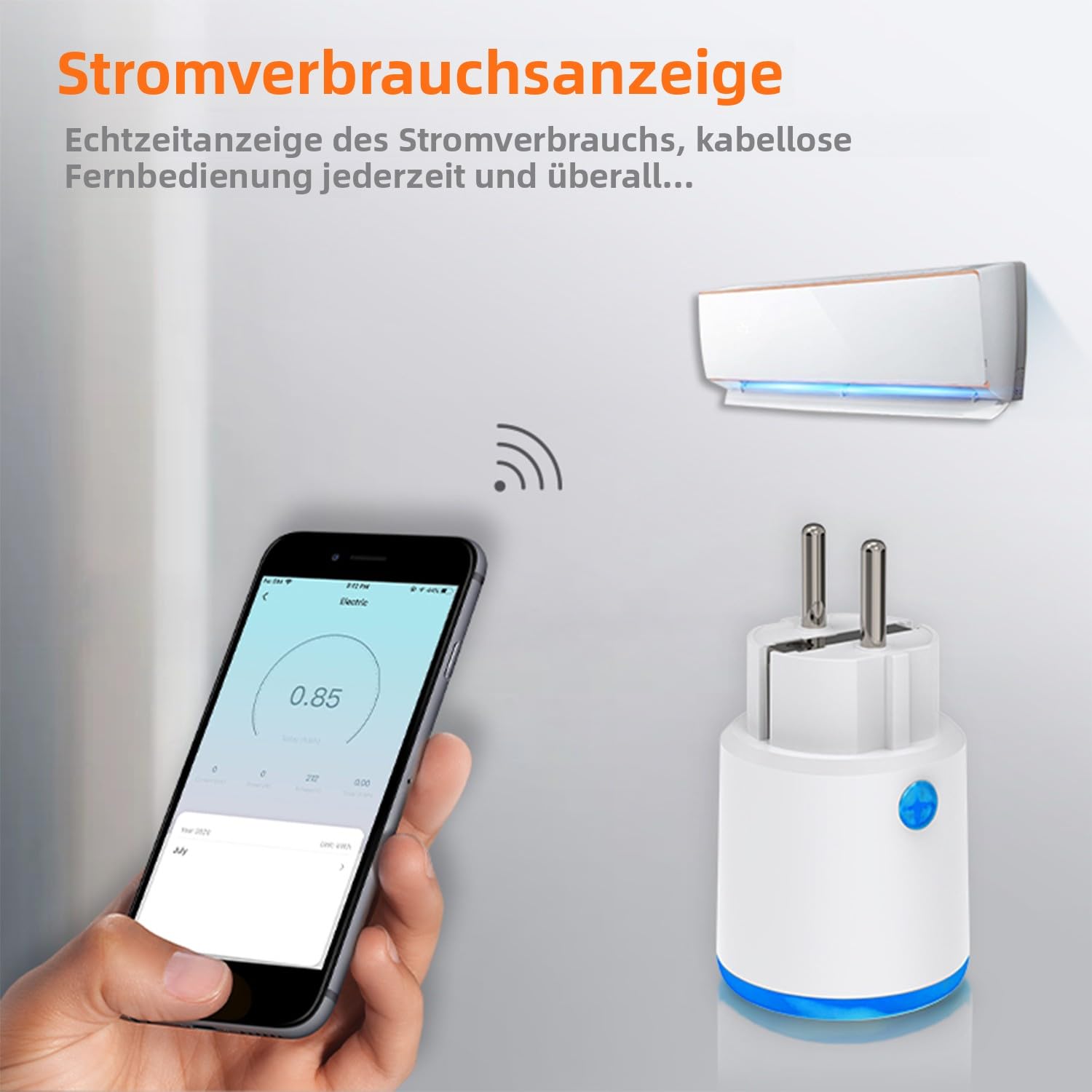 Haozee Zigbee Smart Socket con timer e monitoraggio del consumo energetico, richiede un hub Zigbee, supporta l'assistente domestico Zigbee2mqtt
