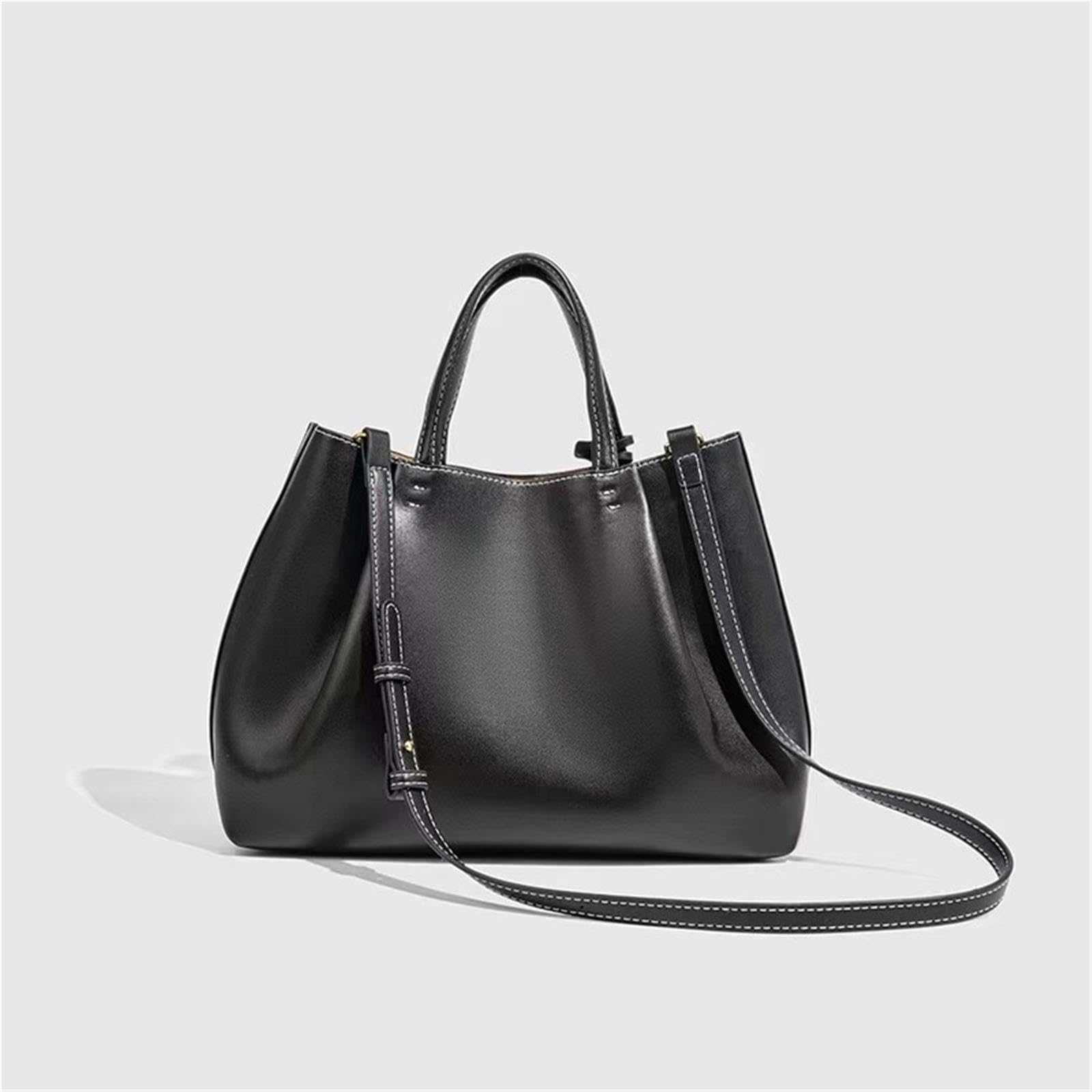 Bolsos De Mano Cuero PU Para Mujer, Hombro Con Bolsa Interior Desmontable