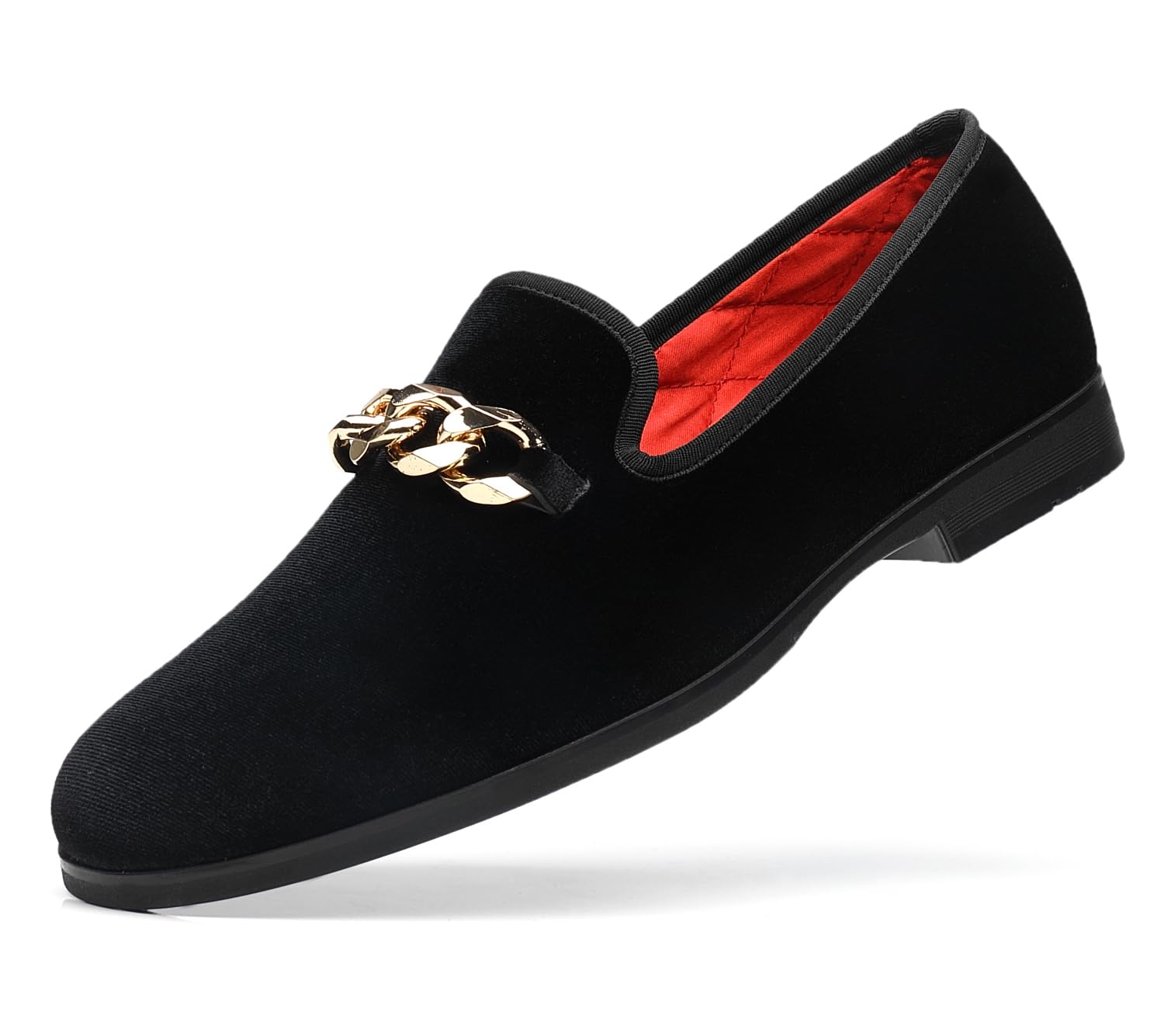 Foevtruemens Velvet Loafers Party Prom Homecoming Shoes