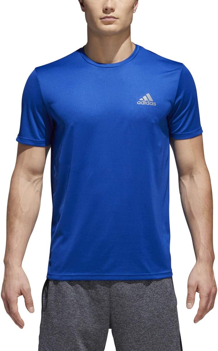 adidas Men's Training Essentials Tech Tee (Collegiate Royal, X-Large)