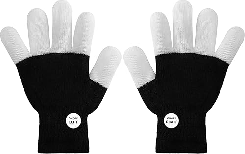 Miniatura 7 de 4 Pairs LED Gloves Light up Gloves for Kids Girls Boys Toys Age 3-12 Years Old Cool Fun Toys Gifts for Easter Birthday Carnival Party Christmas