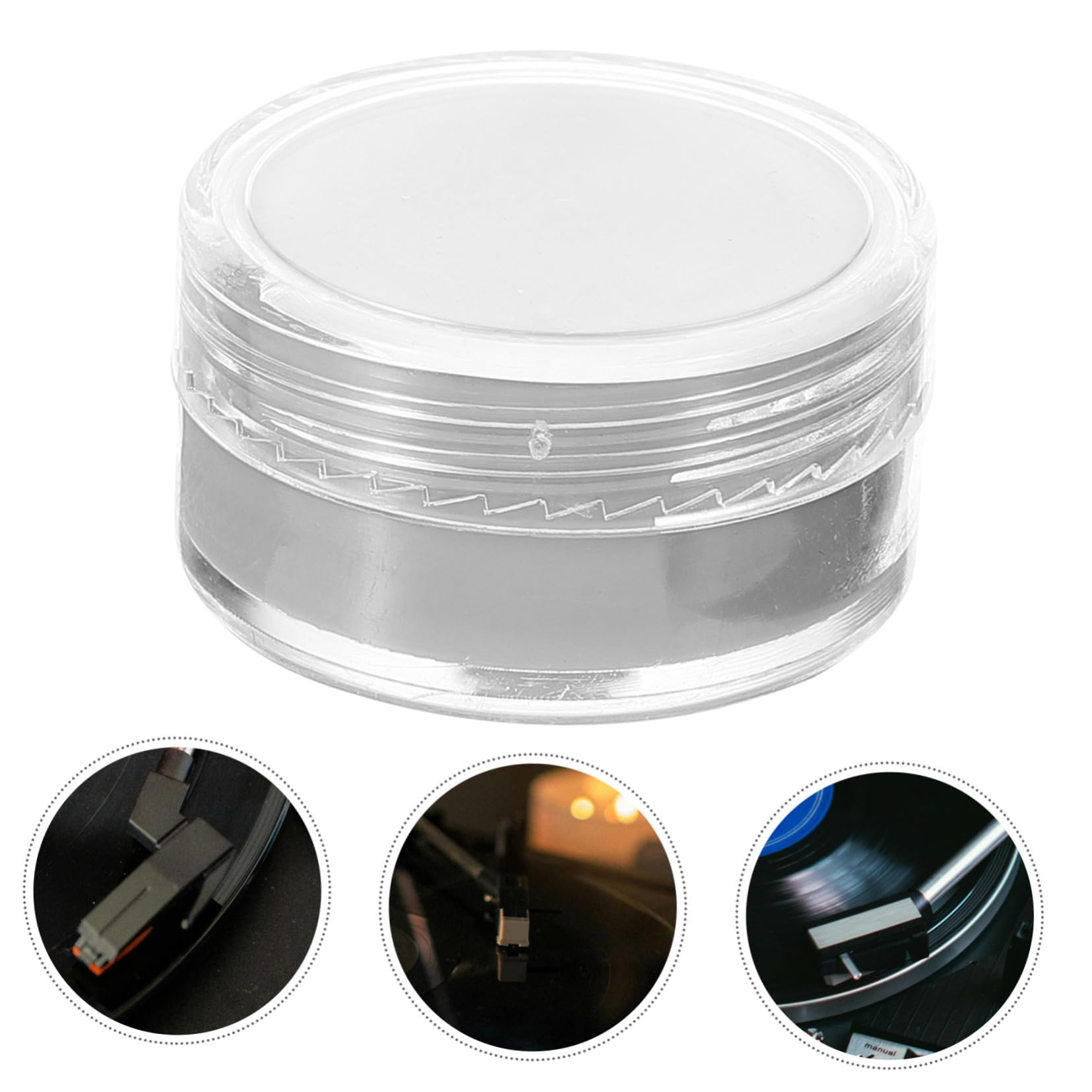 Toyvian 5pezzi Cleaner Per Puntina Del Giradischi Gel Pulente Antistatico Per Aghi Rimuove Polvere e Detriti Per Suono Ottimale e Longevità Dei Dischi Accessorio Audio Compatibile Con