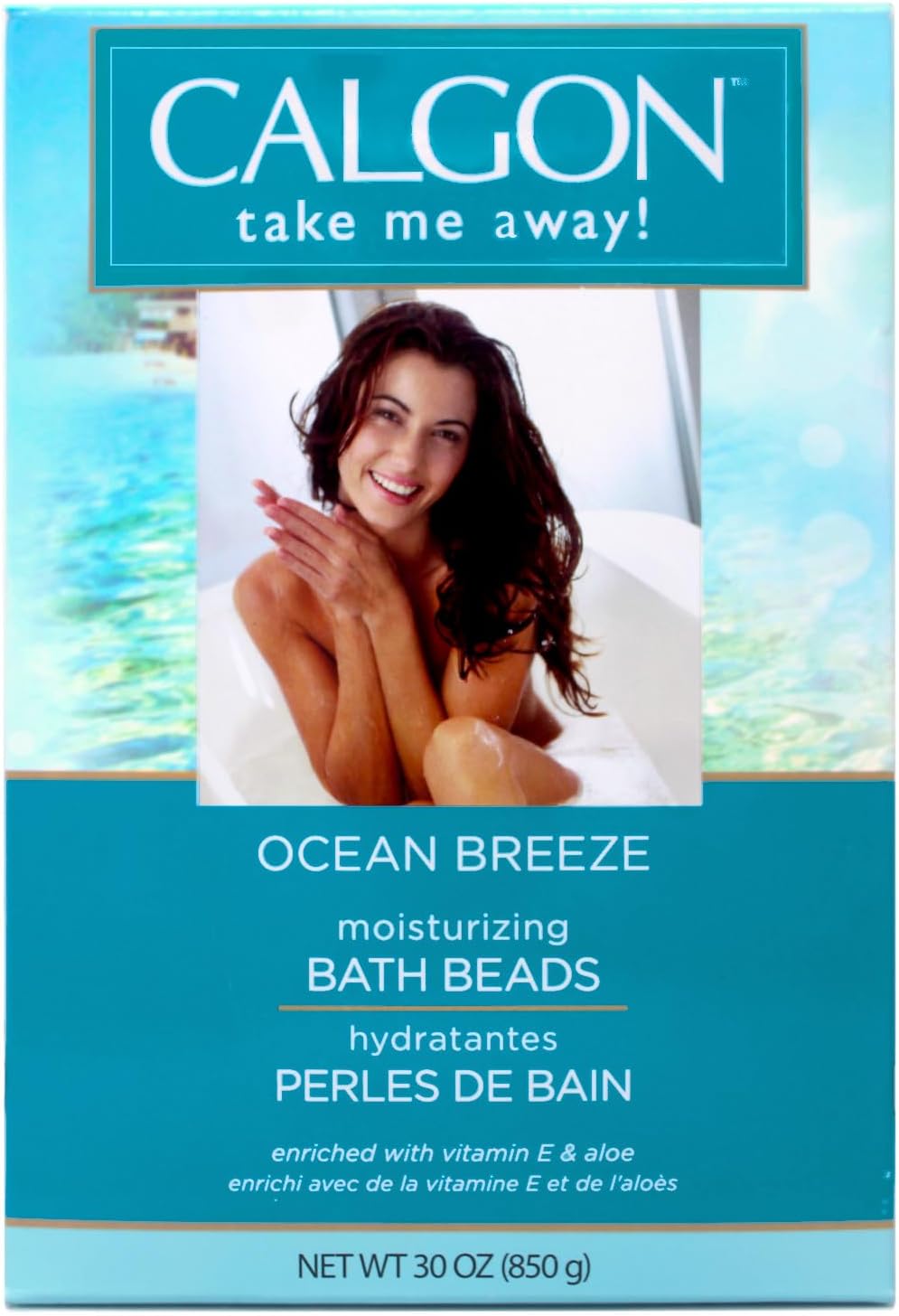 Ultra-Moisturizing Bath Beads, Ocean Breeze, 30 Ounce