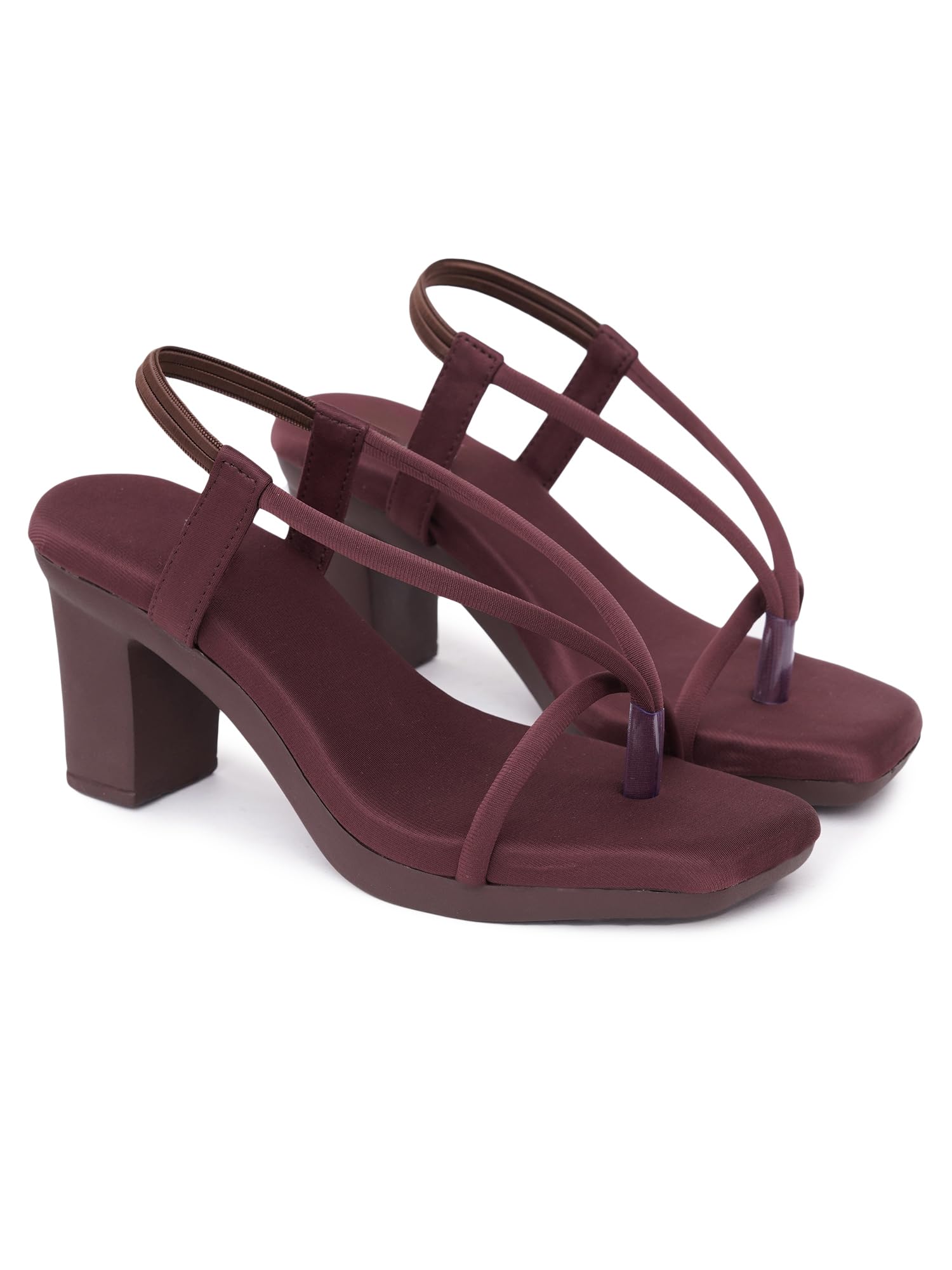 Elegant Block Heels for Women & Girls | Comfortable Soft Cushioned Slip-On Heels | Casual, Office & Festive Footwear-image-20