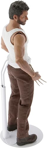 Miniatura 3 de Plymor DSP-60W - Soporte ajustable blanco para muñecas, se adapta a muñecas o figuras de acción de 10, 11, 12, 13 y 14 pulgadas, la cintura es de 2