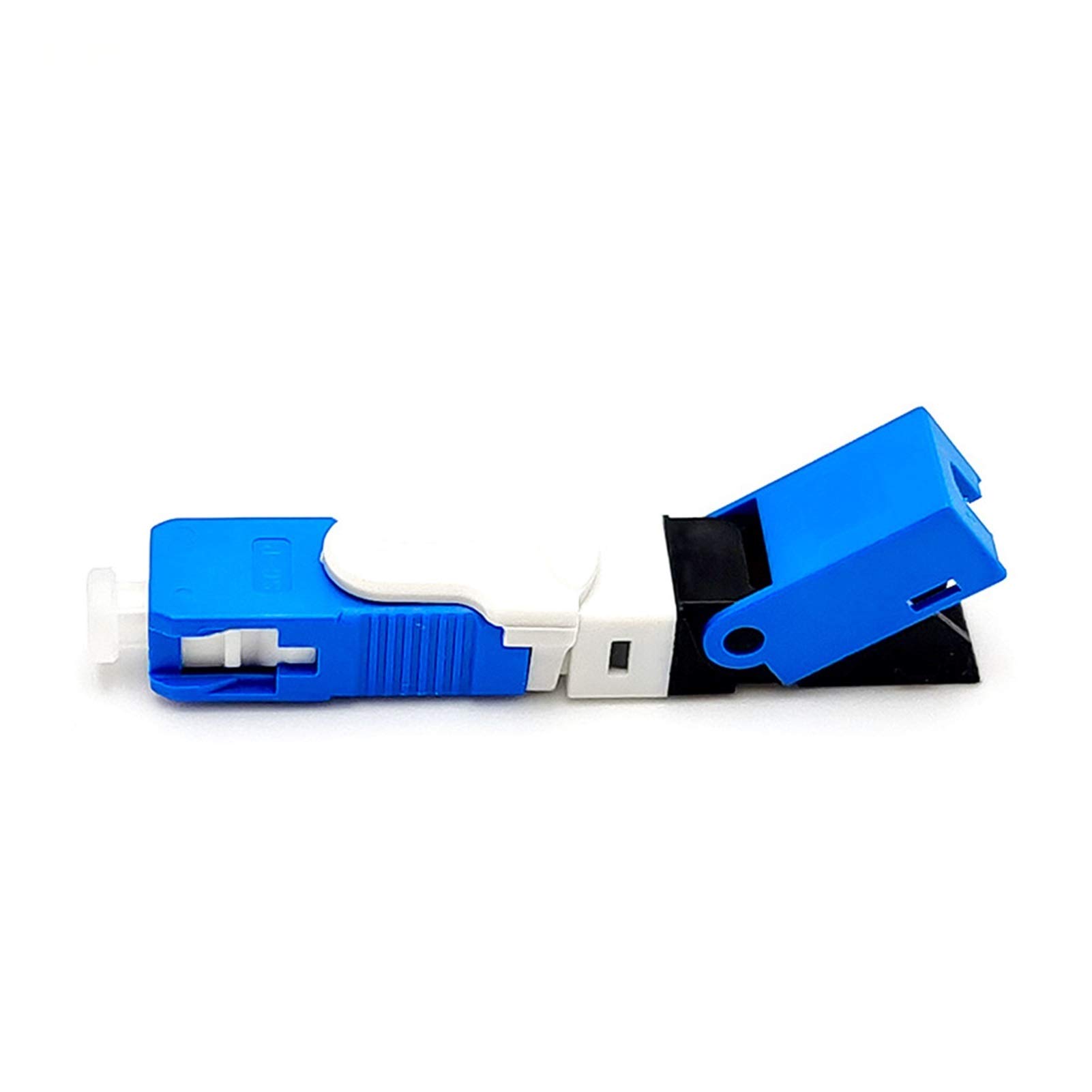 Connecteurs de connecteur Rapide Composants de câble à Fibre Optique Fibre Mono-Mode SC Connecteur de Fibre Optique Connecteur Optique de connecteur Optique (Color : 50pcs UPC)